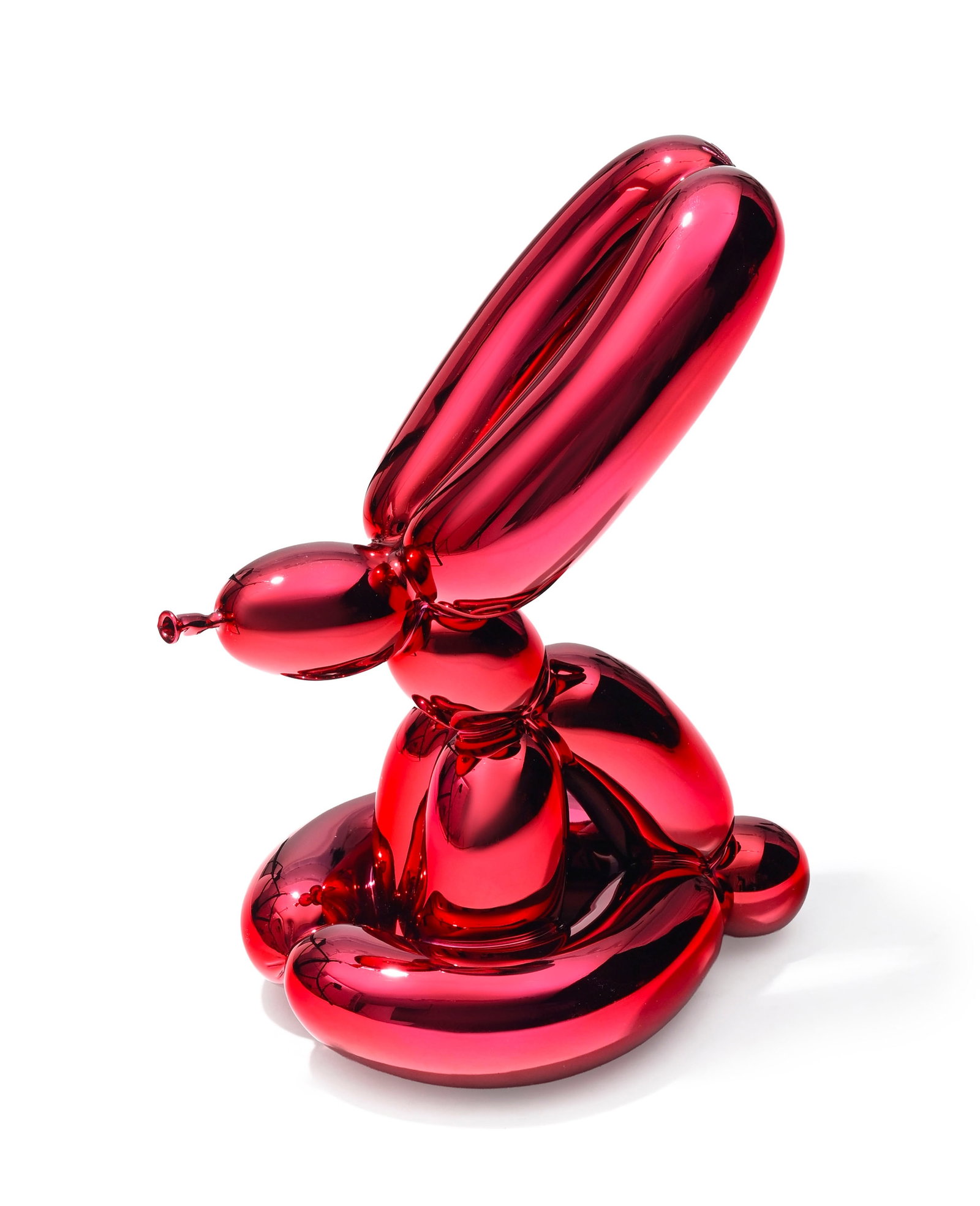 Jeff Koons (1955), "Balloon Rabbit" (Red), 2017, sculpture en porcelaine lustrée rouge, marqu&# - 3