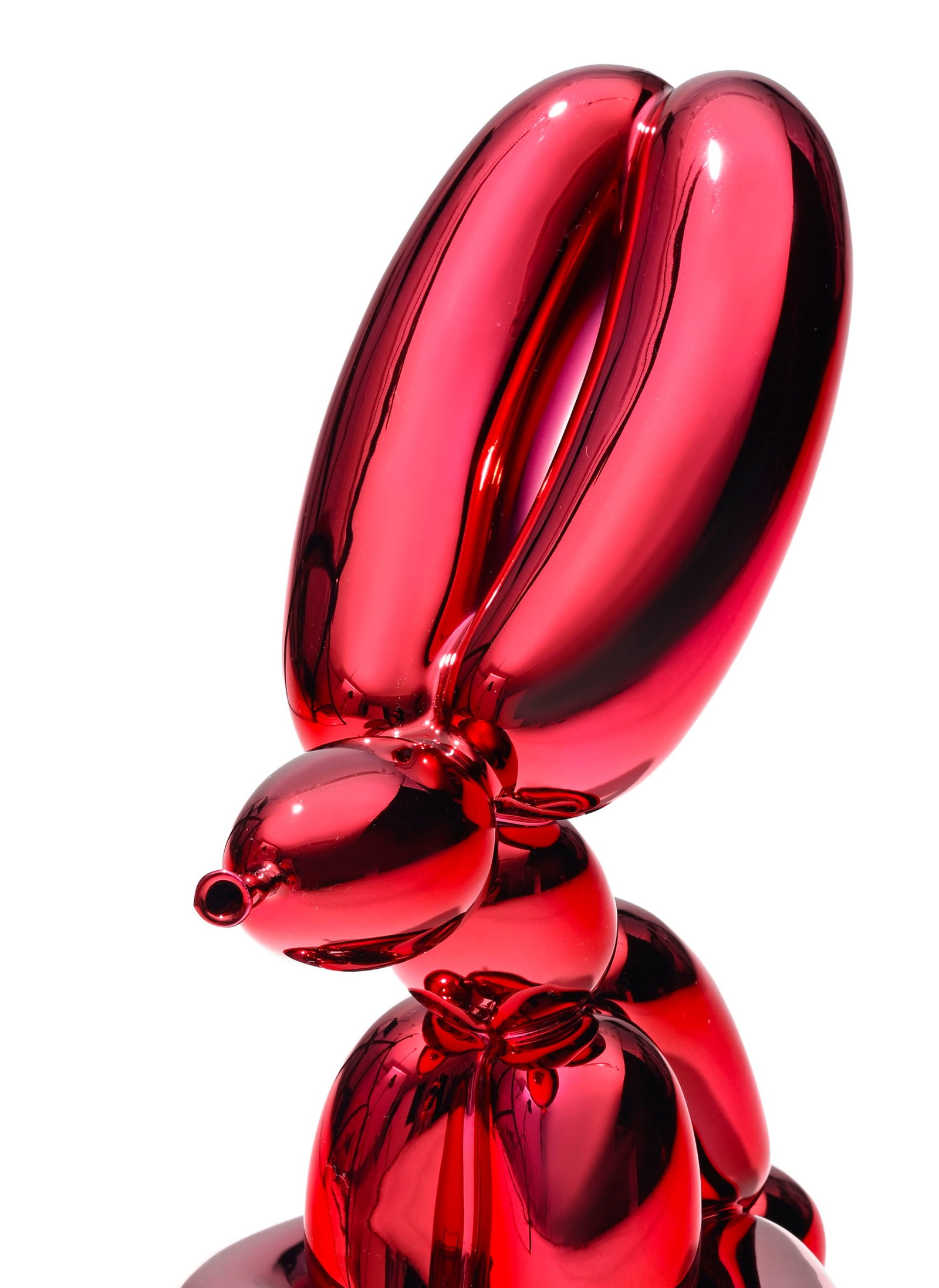 Jeff Koons (1955), "Balloon Rabbit" (Red), 2017, sculpture en porcelaine lustrée rouge, marqu&# - 4
