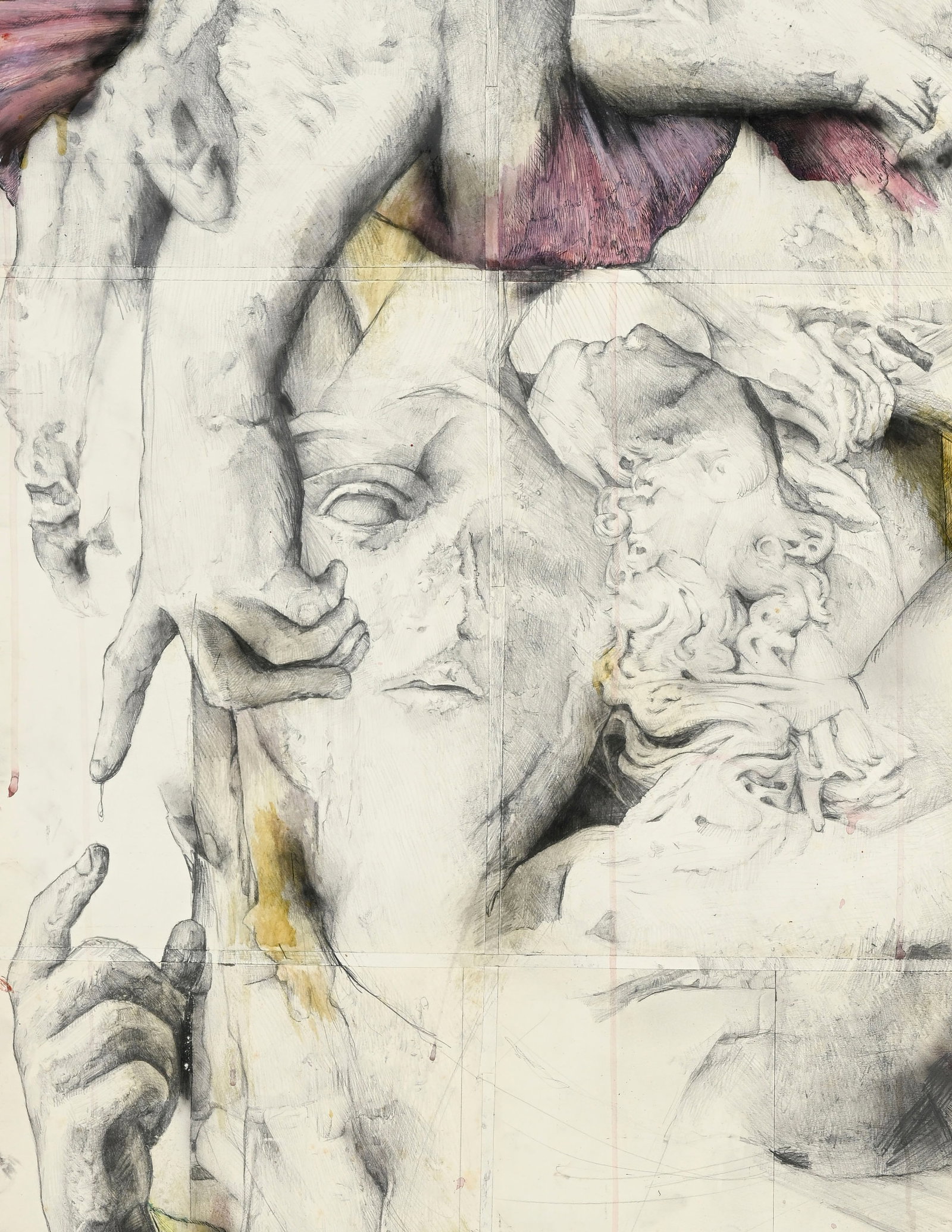 Thomas Lerooy (1981), "See you all", 2013, technique mixte sur papier, signée, datée et ti - 3