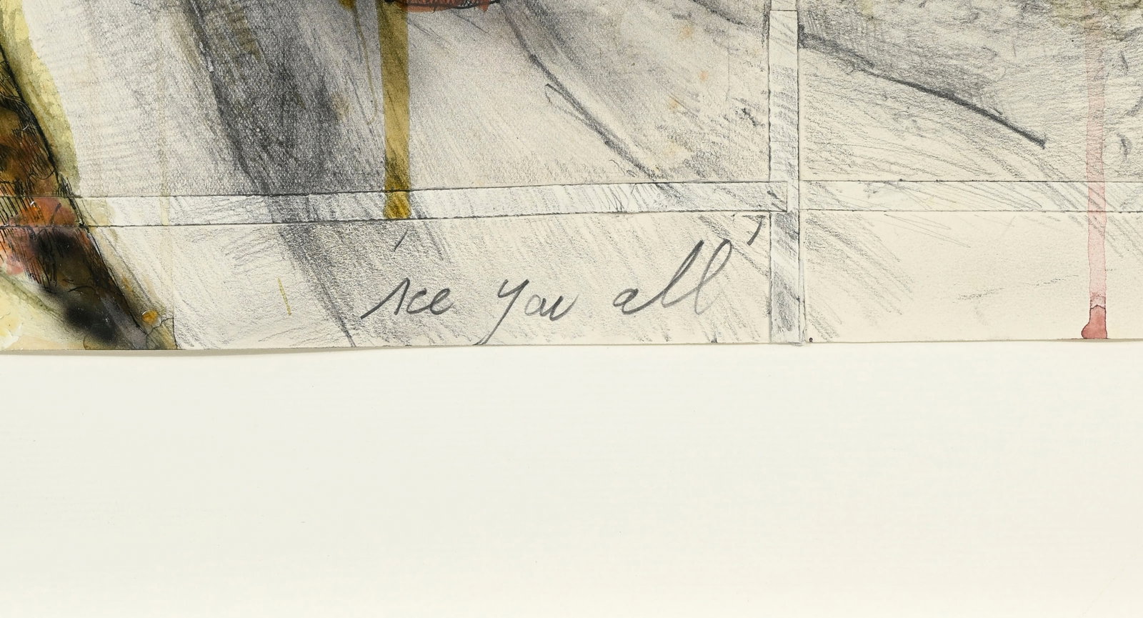 Thomas Lerooy (1981), "See you all", 2013, technique mixte sur papier, signée, datée et ti - 4