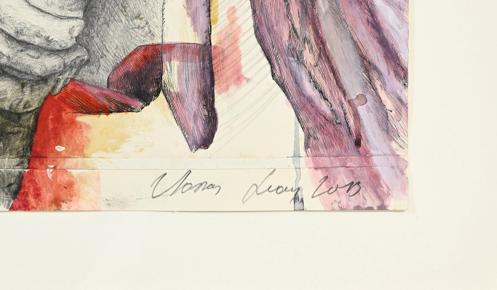 Thomas Lerooy (1981), "See you all", 2013, technique mixte sur papier, signée, datée et ti - 5