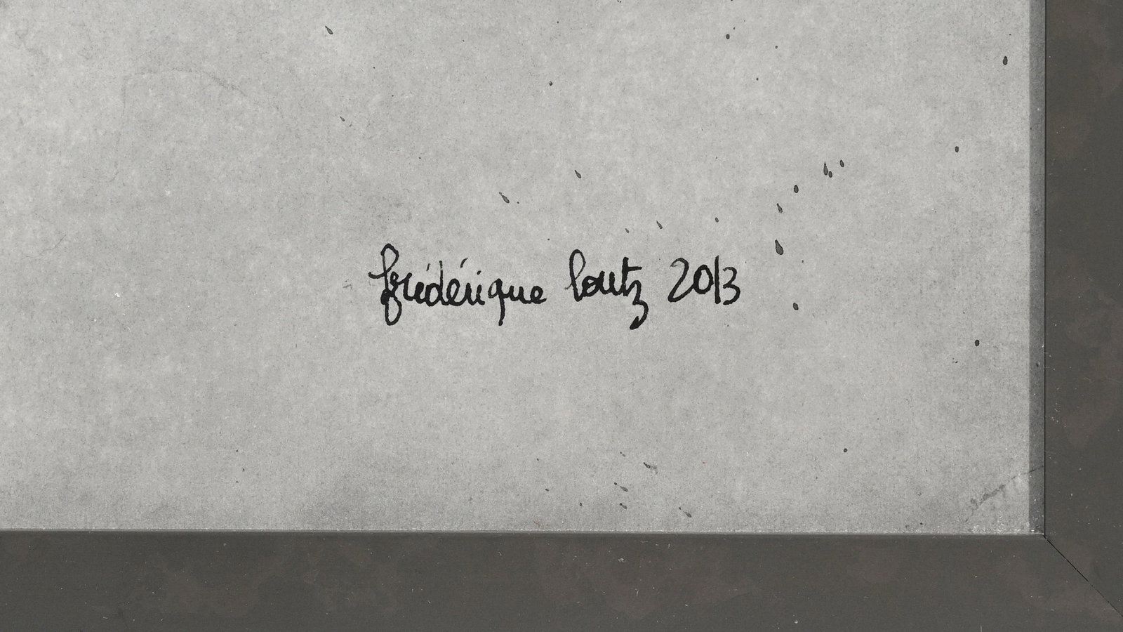 Frédérique Loutz (1974), Composition, 2013, technique mixte sur papier, signée et dat - 4