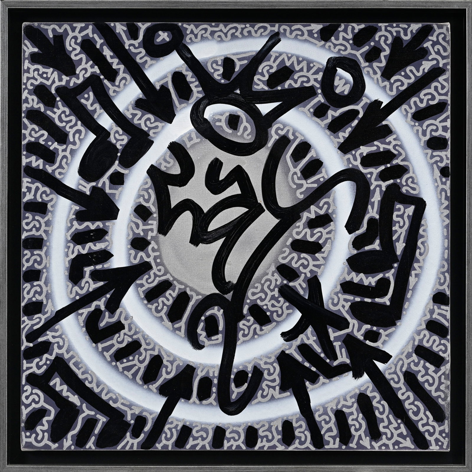 Angel Ortiz (1966), "Wowsie Woo Woo", 2007, peinture aérosol et feutre sur toile, signée a - 2