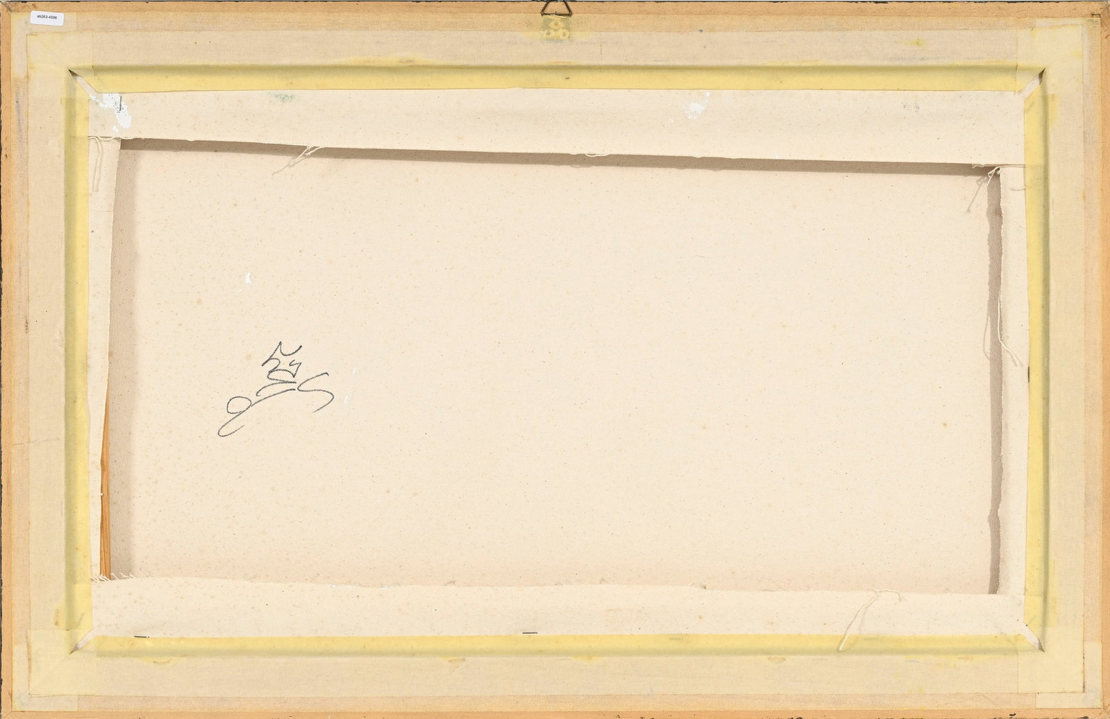 Angel Ortiz (1966), Sans titre, technique mixte sur toile, signée au verso, 45,5x76 cm - 5