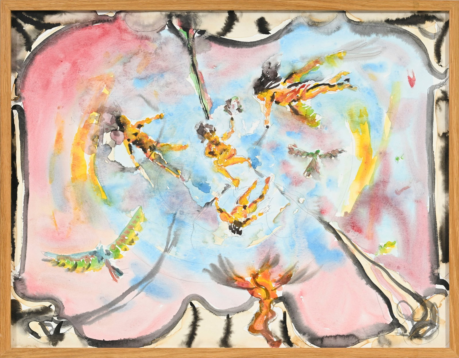 Stéphane Pencréac'h (1970), "Fantaisie baroque : tout le monde près d'elle", 2009, aq - 2