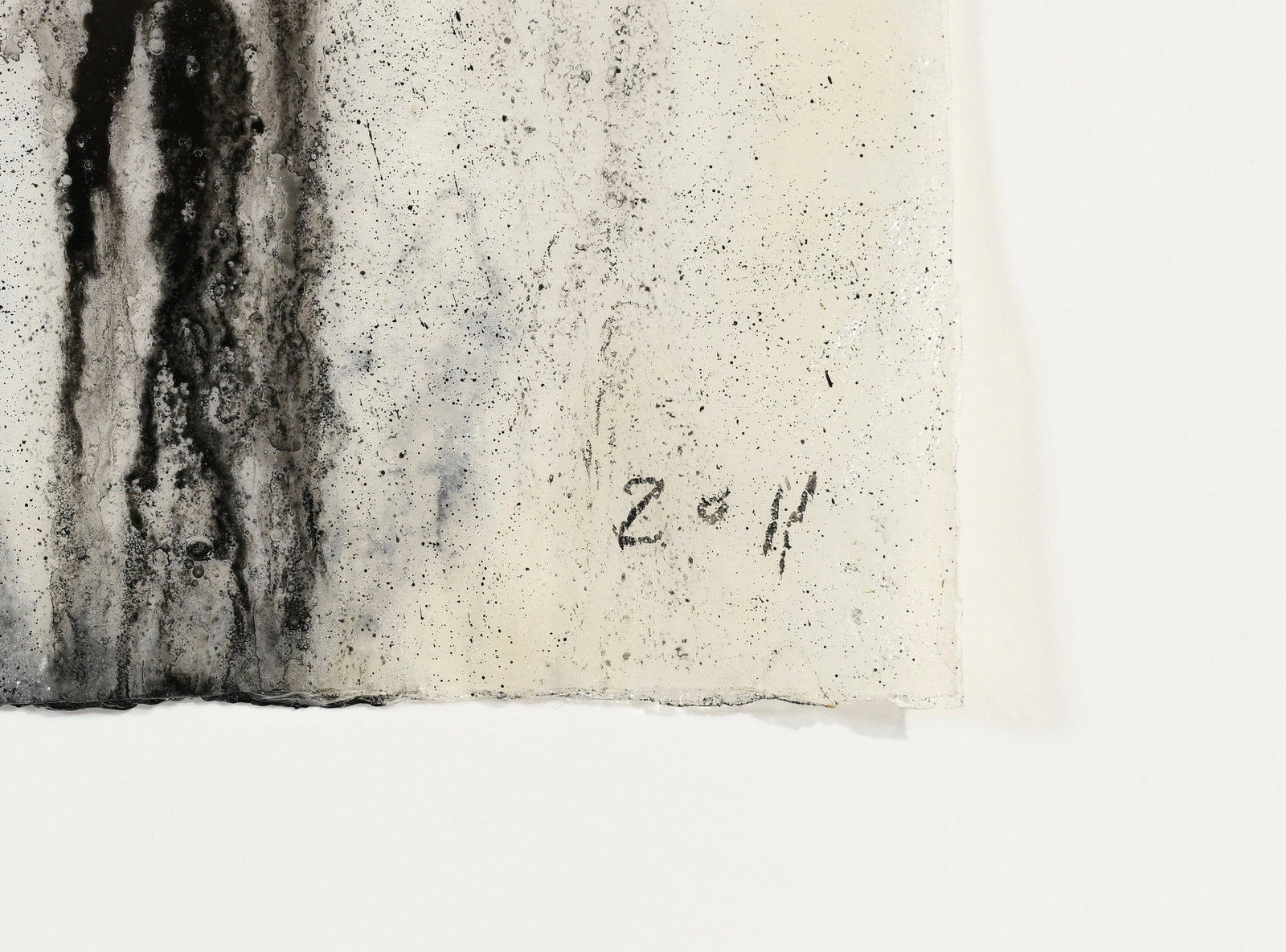 Jaume Plensa (1955), "Ombre voilée V", 2011, technique mixte sur papier, signée et dat - 5