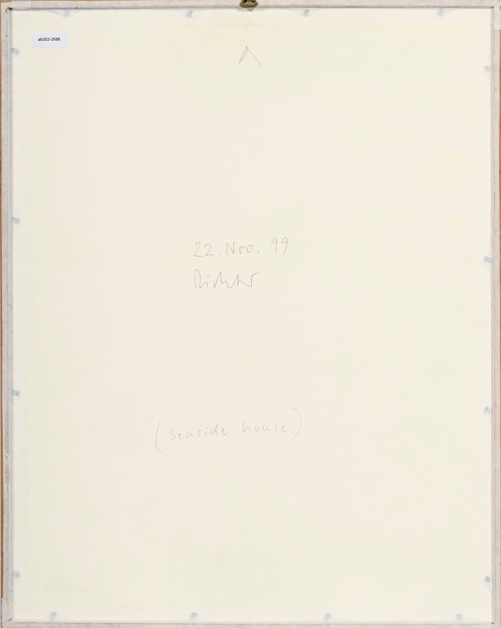 Gerhard Richter (1932), "Seaside house", 22 novembre 1999, huile sur photographie, signée et da - 5