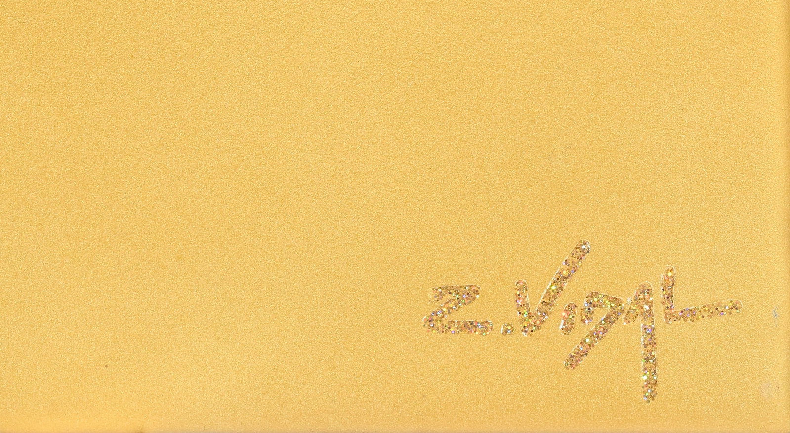 Zacharie Vidal (1981), "Mickey 3D Gold", tableau-volume, technique mixte sur aluminium, signée, - 3