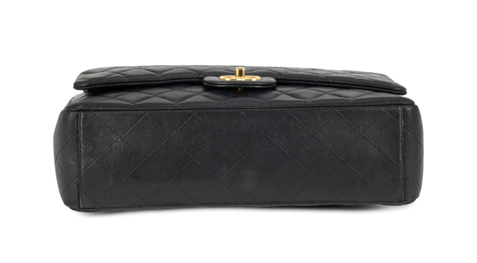 Chanel, sac Timeless Classique à double rabat en agneau noir matelassé, année 2014, g - 4