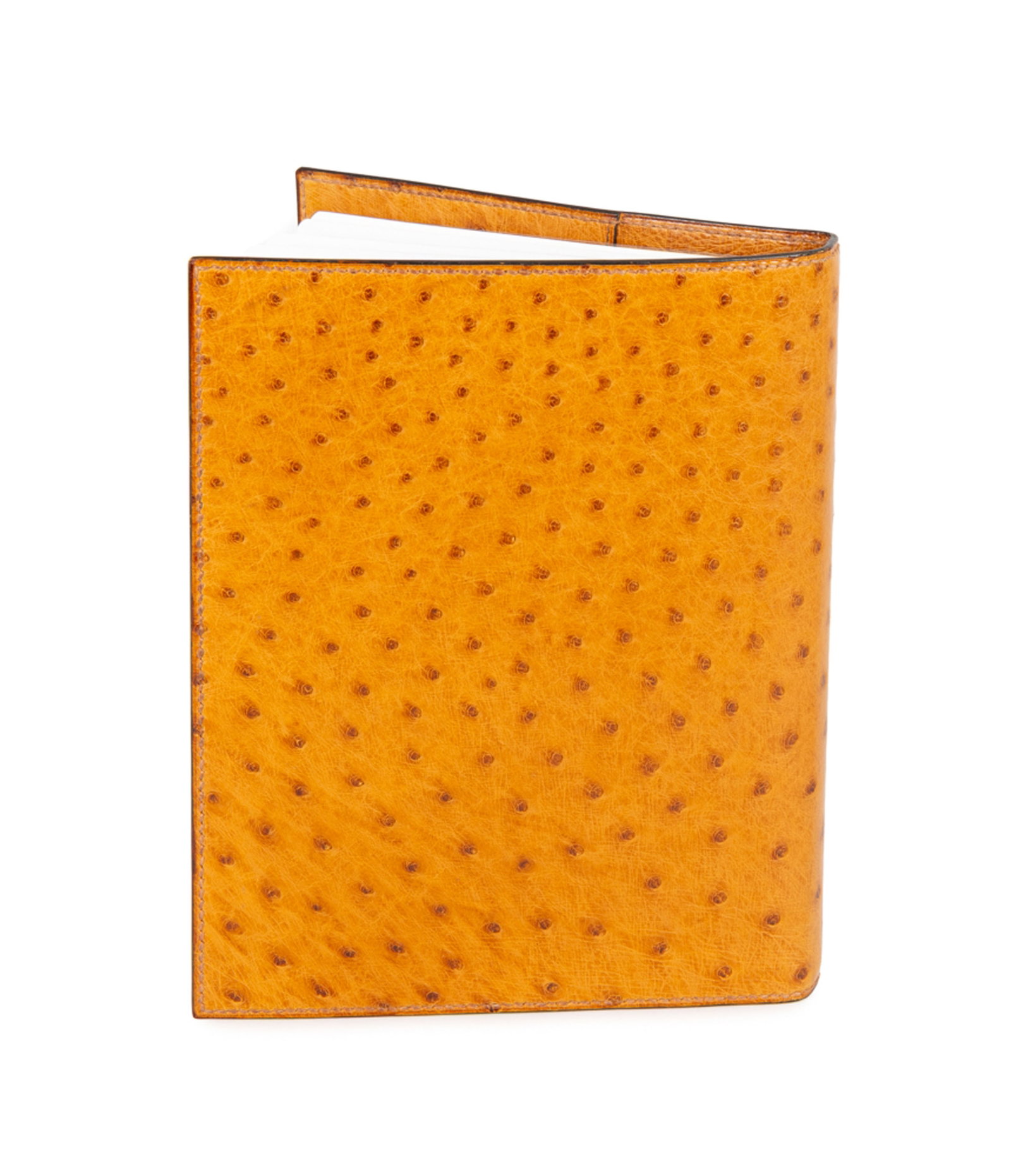 Hermès, porte agenda en Autruche Gold, 23x18 cm - 2