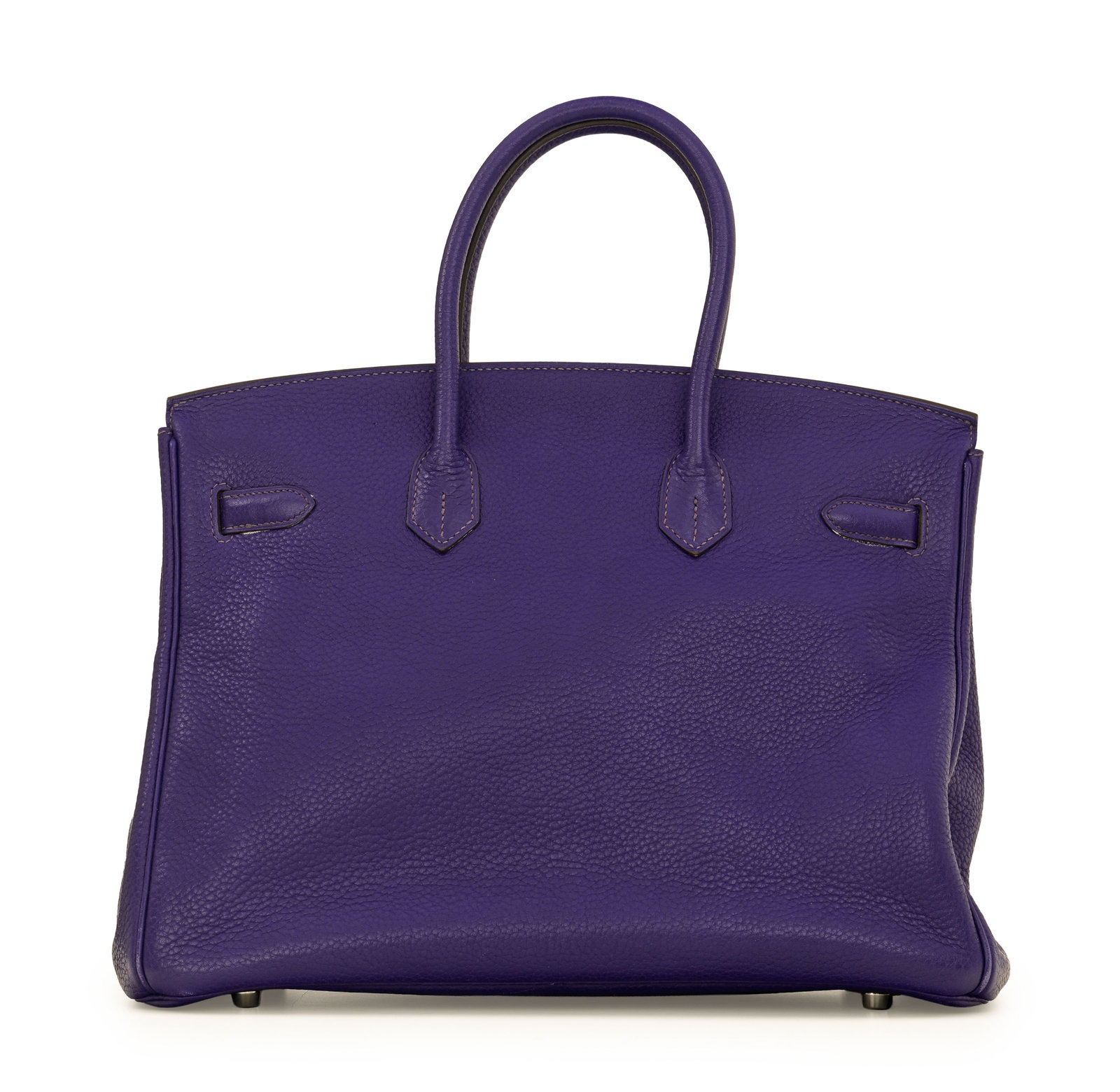 Hermès, sac Birkin 35 en cuir Togo Iris, année 2018, bijouterie en métal couleur pall - 2