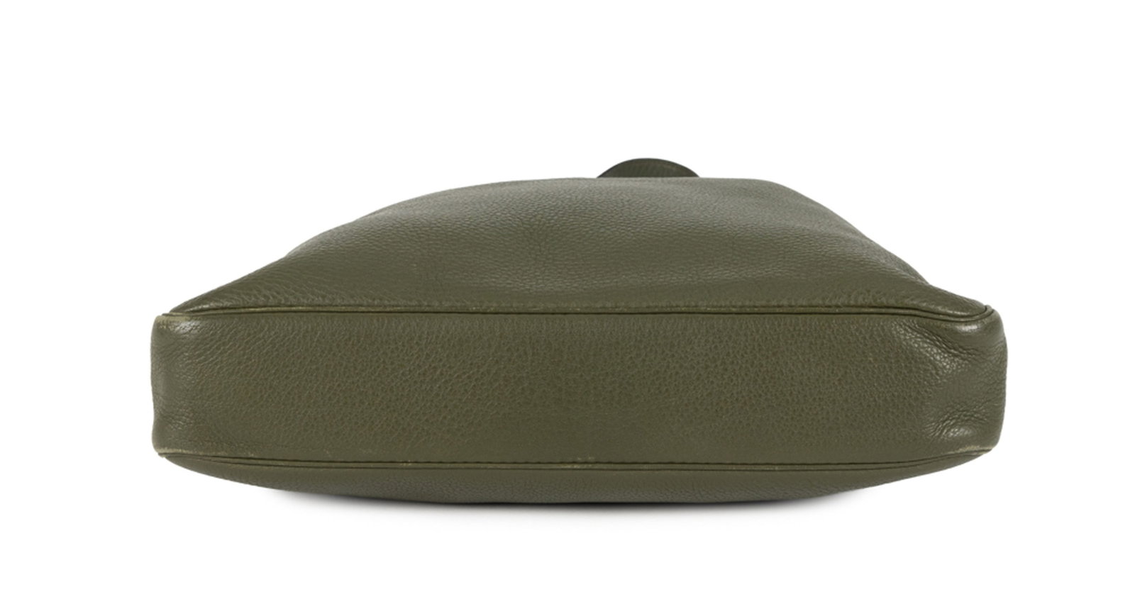 Hermès, sac Massai 32 en cuir Taurillon Clémence vert kaki, année 1999, 2 bandouli - 3
