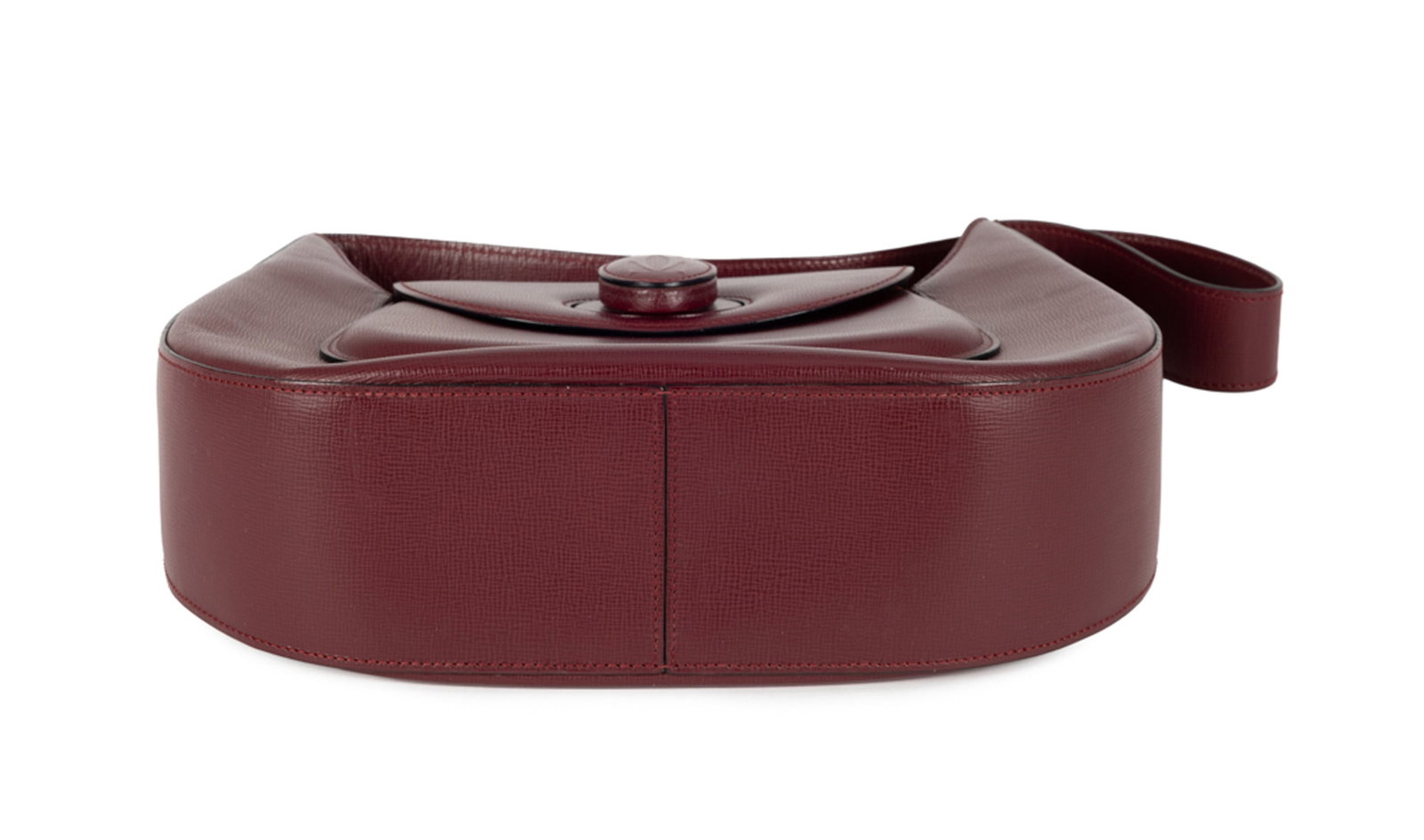 Cartier, sac porté épaule Must de Cartier en cuir bordeaux, housse, 22x28 cm - 3
