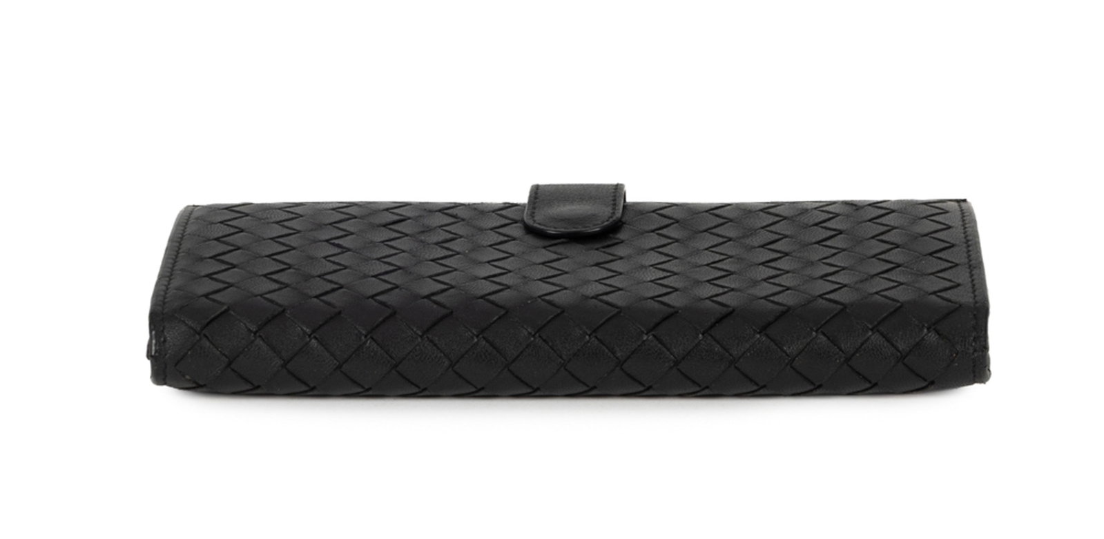 Bottega Veneta, portefeuille en cuir intrecciato nappa, un coté avec petit rabat, l'autre avec  - 4