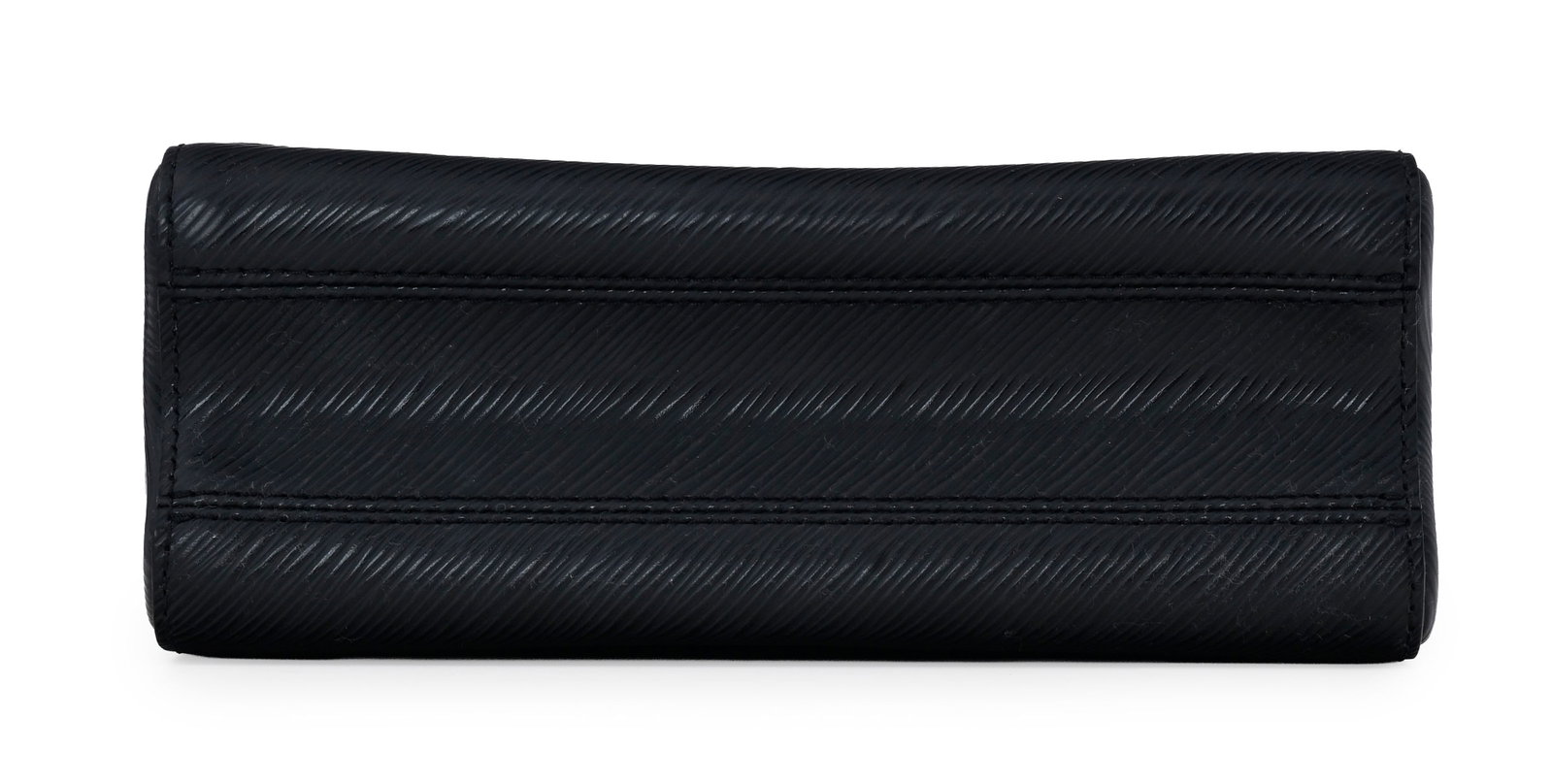 Louis Vuitton, sac Twist en cuir épi noir, fermoir en métal couleur argent, bandouliè - 5