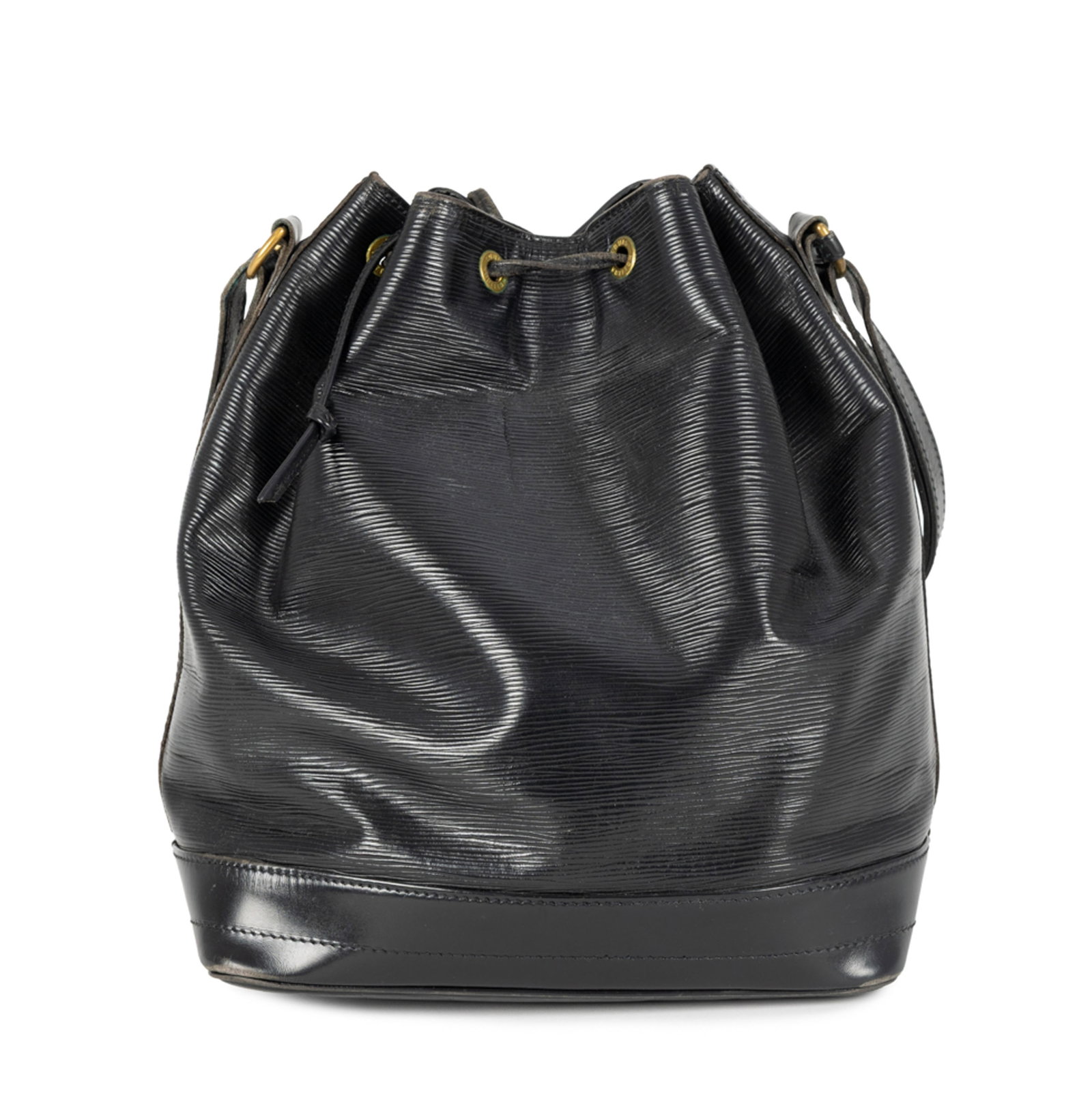 Louis Vuitton, sac Noé en cuir Épi noir, garnitures en métal doré, bandouliè - 4