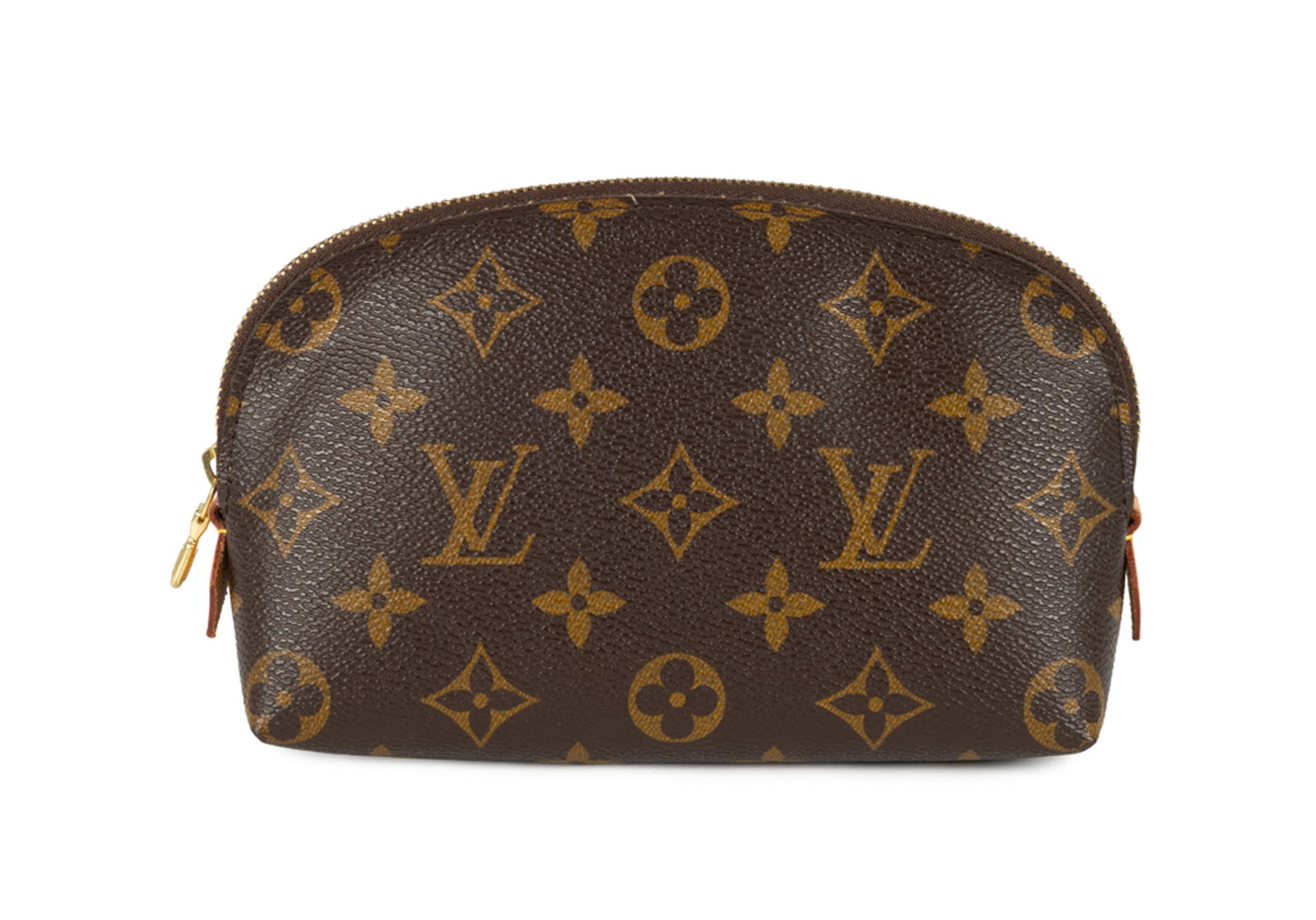 Louis Vuitton, trousse en toile enduite Monogram, intérieur en toile enduite beige 11x17 cm: Louis Vuitton, trousse en toile enduite Monogram, intérieur en toile enduite beige 11x17 cm Condition Très bon état de conservation