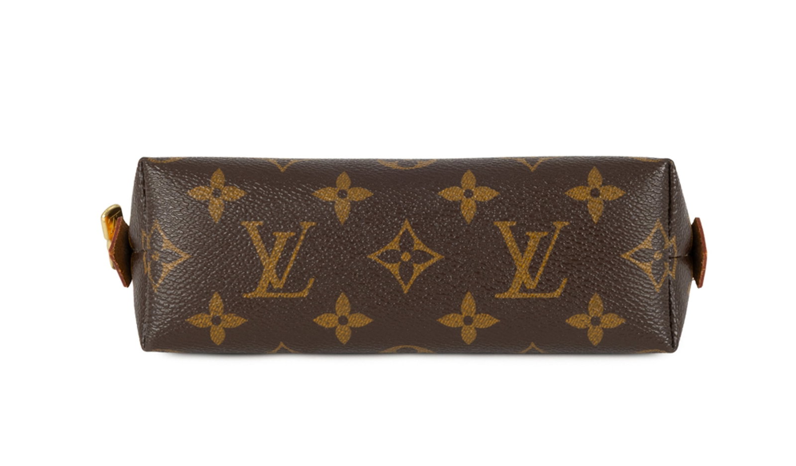 Louis Vuitton, trousse en toile enduite Monogram, intérieur en toile enduite beige 11x17 cm - 3