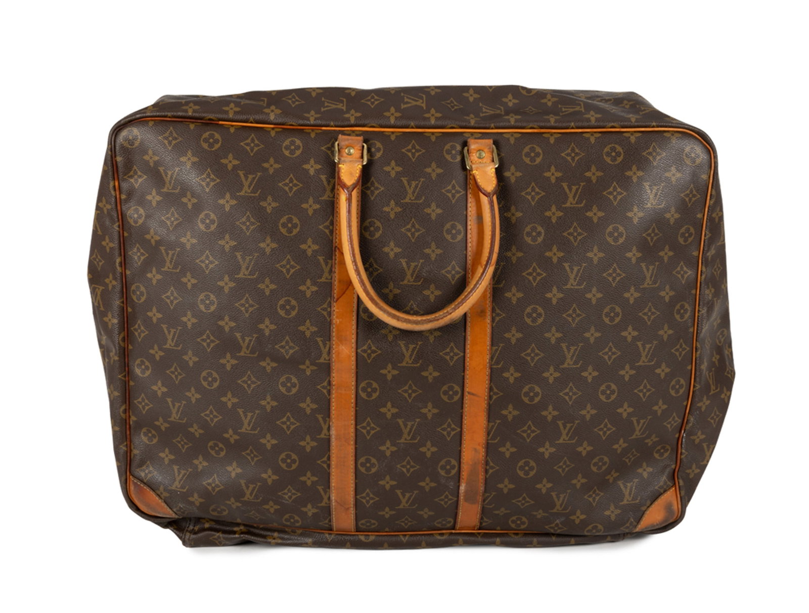 Louis Vuitton, valise souple Sirius 60 en toile enduite Monogram et cuir naturel, 43x60 cm - 2