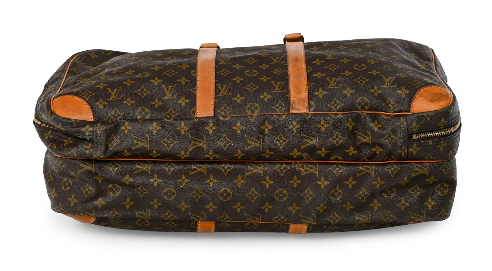 Louis Vuitton, sac Sirius en toile enduite Monogram et cuir naturel, deux compartiments, 33x57x17 cm - 3