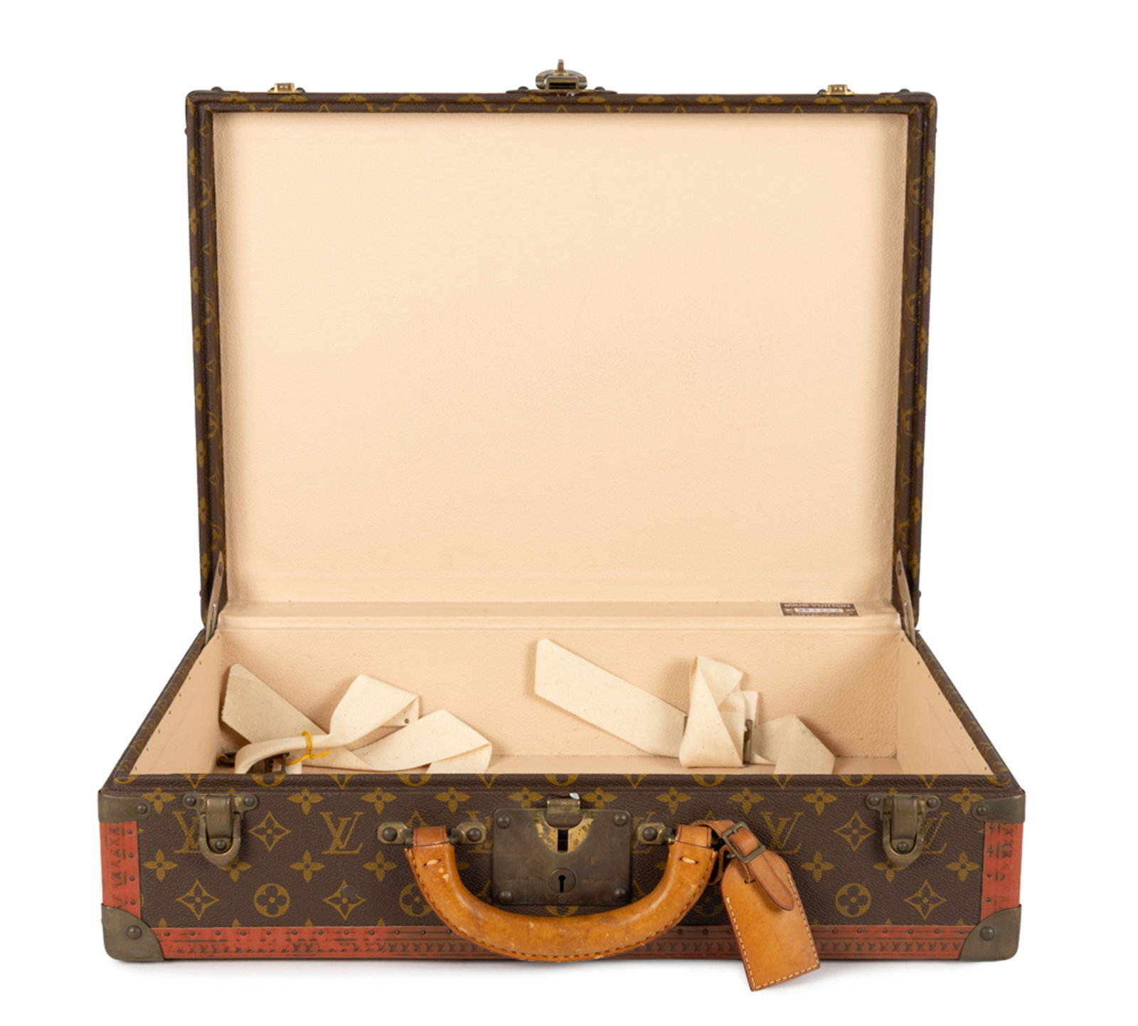 Louis Vuitton, mallette Cotteville en toile enduite Monogram, poignée en cuir, cornières e - 3