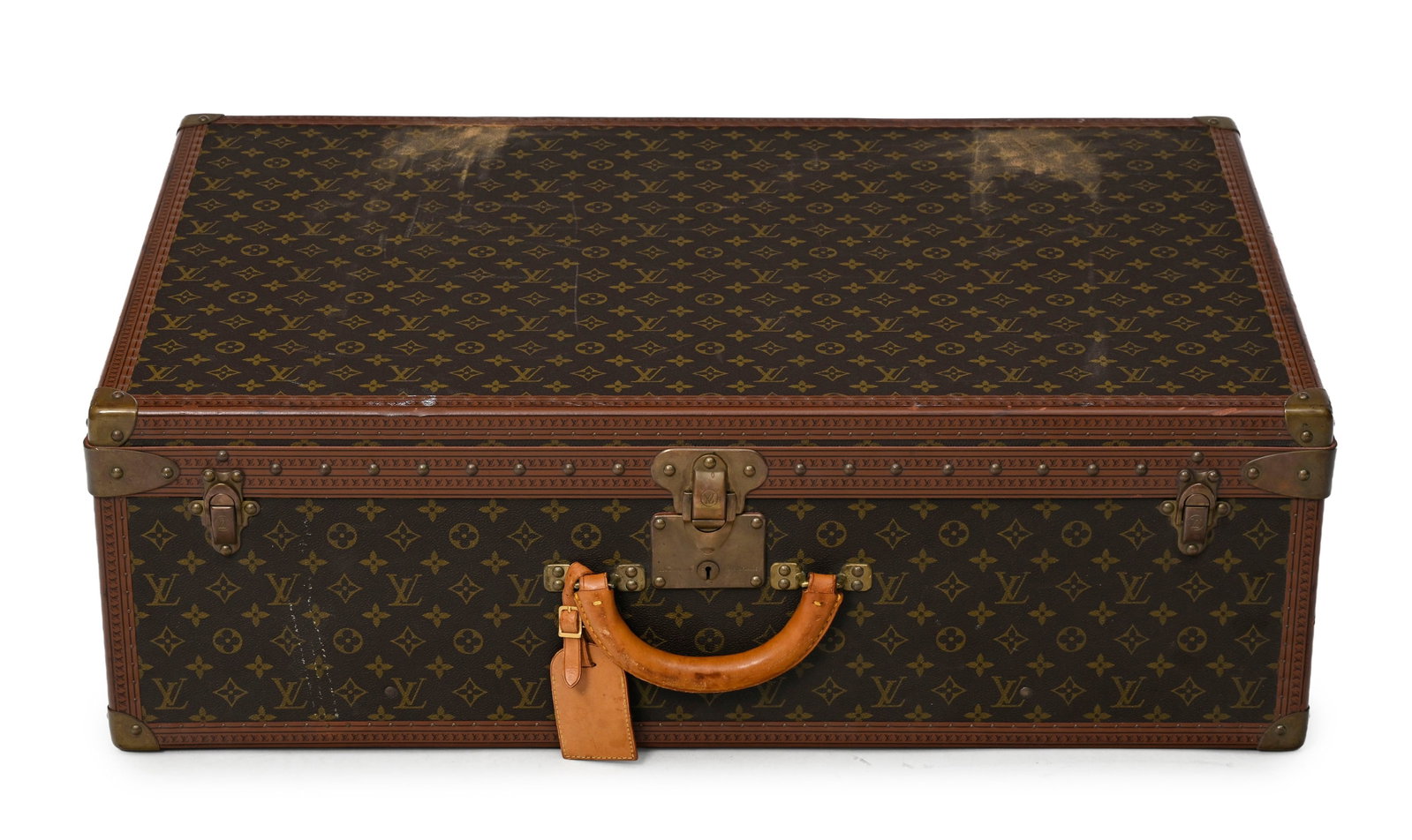 Louis Vuitton, valise rigide Alzer Anglais en toile enduite Mongram, châssis indépendant,  (1 of 6)