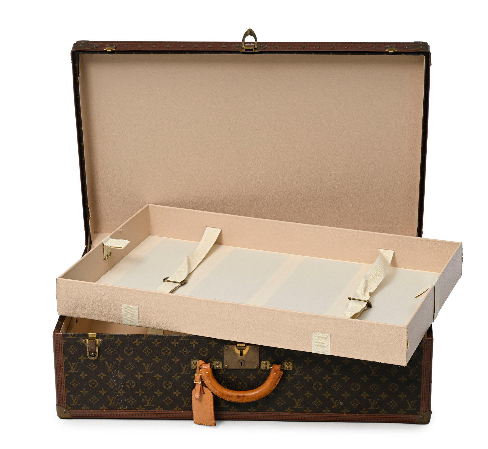 Louis Vuitton, valise rigide Alzer Anglais en toile enduite Mongram, châssis indépendant,  - 3