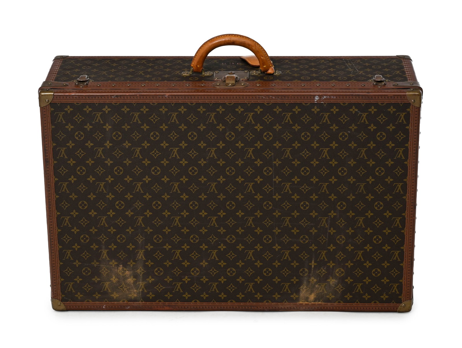Louis Vuitton, valise rigide Alzer Anglais en toile enduite Mongram, châssis indépendant,  - 4
