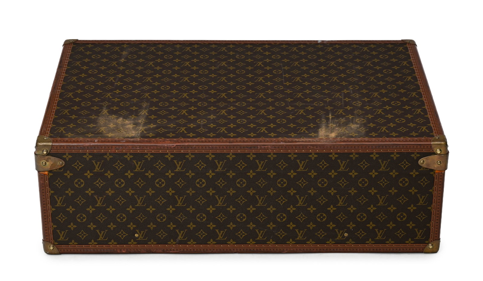 Louis Vuitton, valise rigide Alzer Anglais en toile enduite Mongram, châssis indépendant,  - 5
