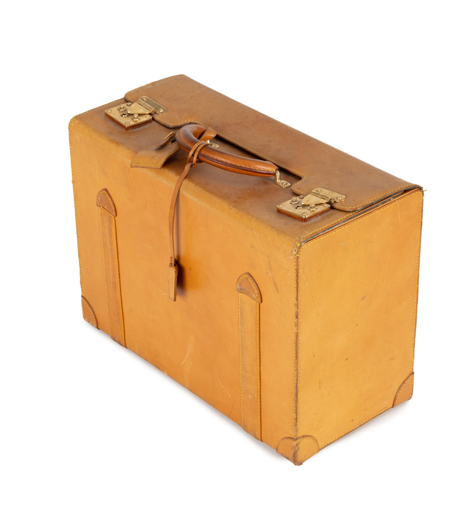 Louis Vuitton, mallette Nomade de Pilote vintage en cuir naturel, intérieur en porte-documents, - 2