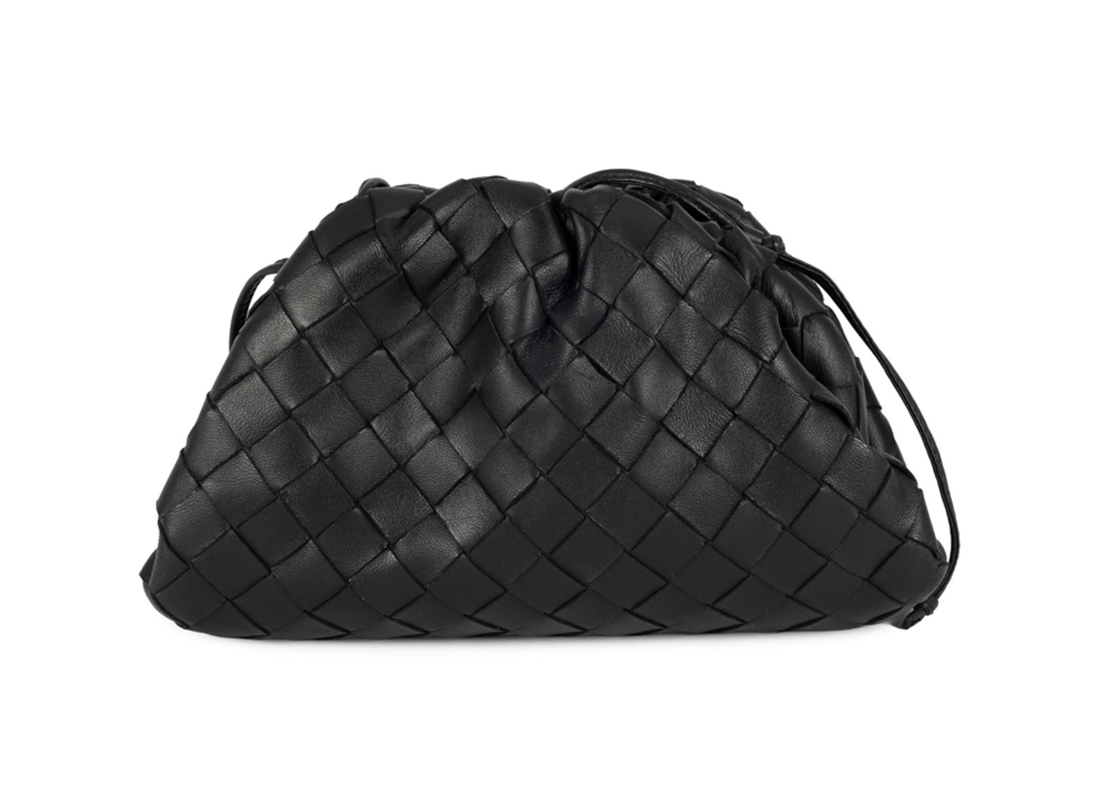 Bottega Veneta, 2 trousses en cuir tressé Intrecciato Nappa noir, 1 housse, 13x21 et 7x12 cm - 3