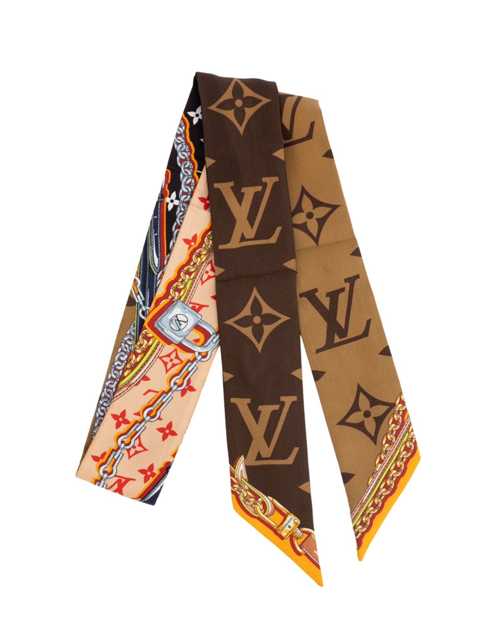 Louis Vuitton, ensemble de 3 twillys en twill de soie - 4