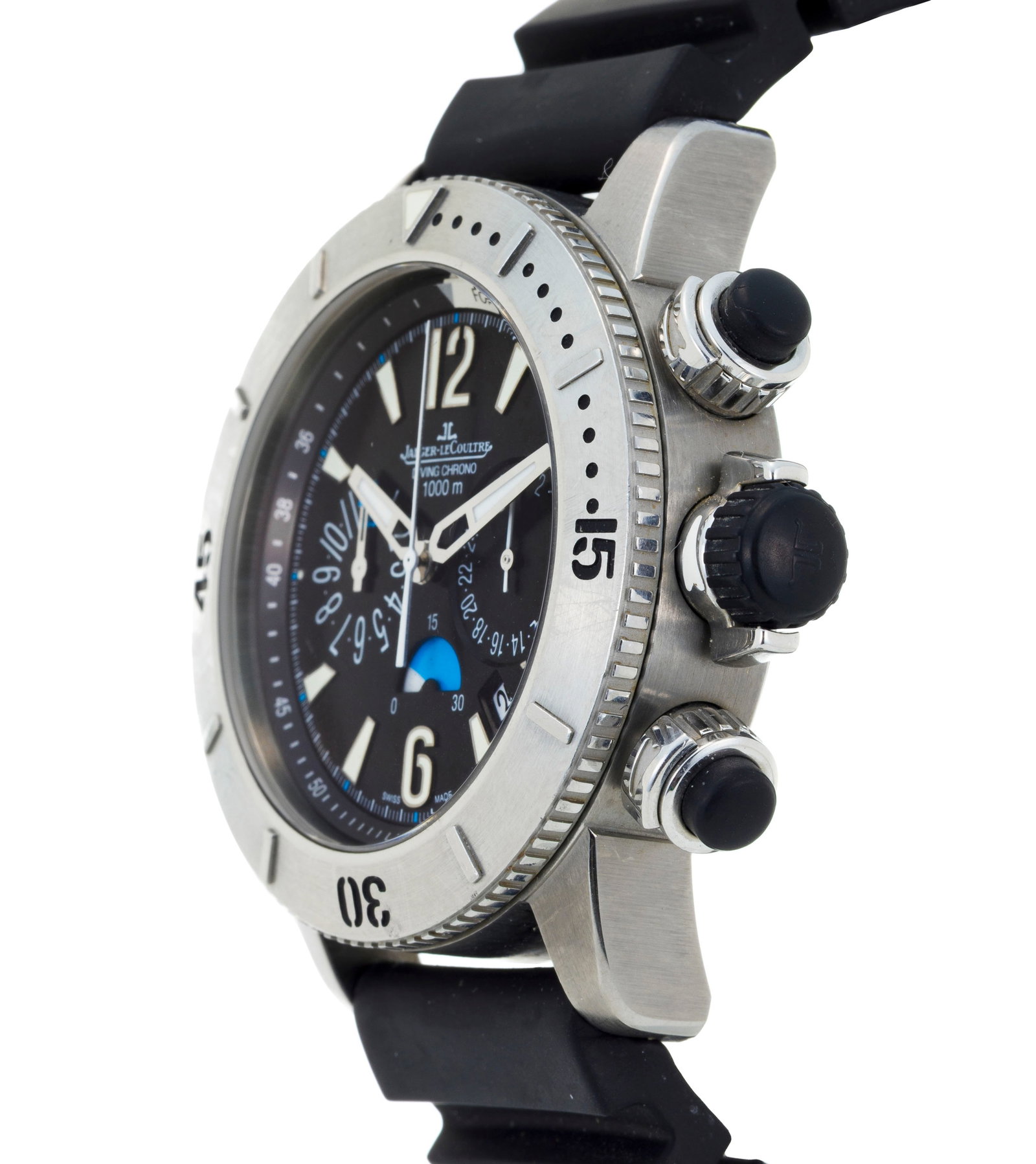 Jaeger-LeCoultre, Diving Chrono, réf. 160.T.25, montre chronographe en acier Mouvement: cal. - 2