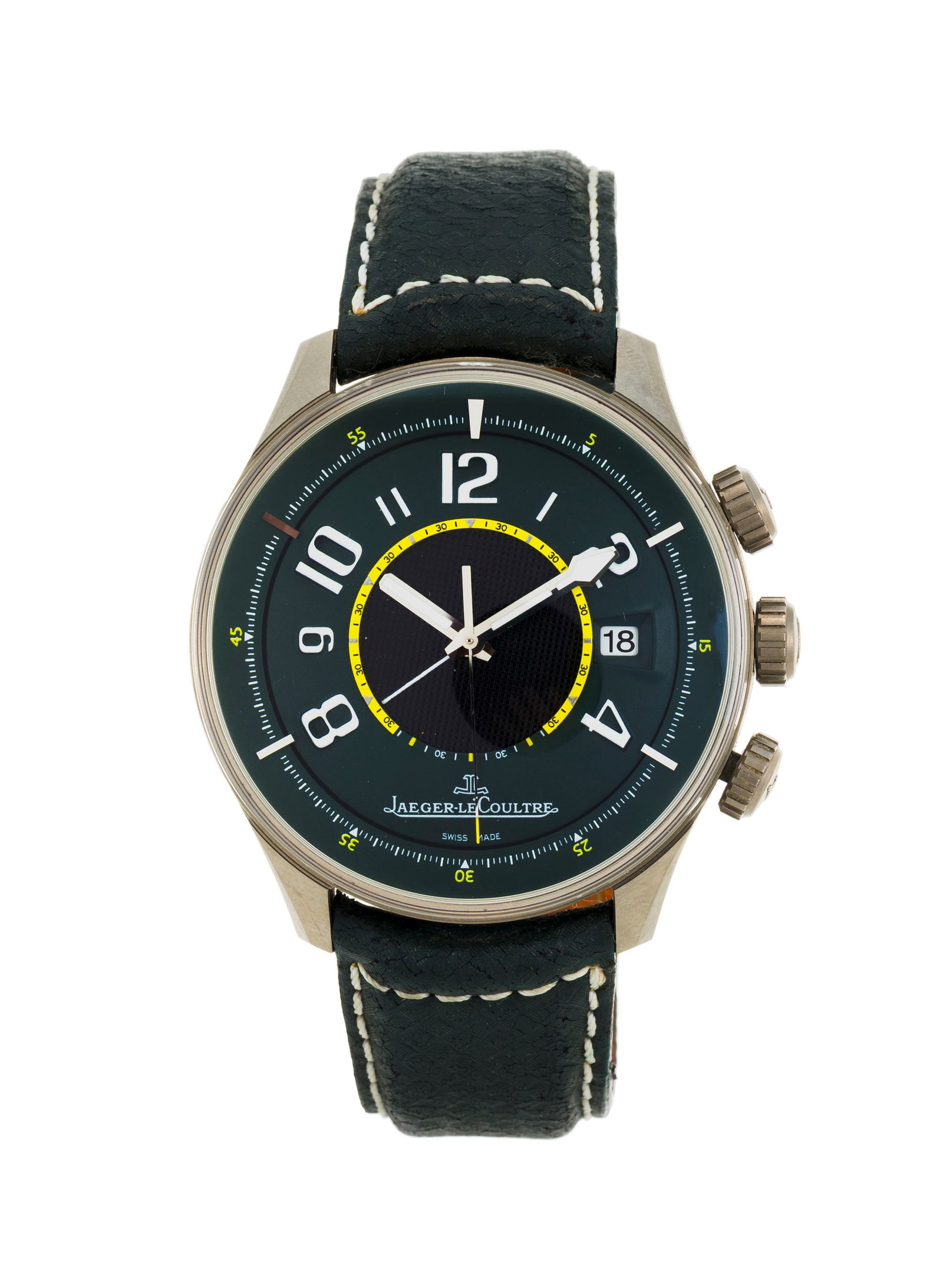Jaeger-LeCoultre, Aston Martin Amvox1 Alarm, réf. 191.T.97, Série Limitée n°260/: Jaeger-LeCoultre, Aston Martin Amvox1 Alarm, réf. 191.T.97, Série Limitée n°260/500, montre en titane, circa 2006 Mouvement: cal. 918, automatique, 22 rubis, n°3323640