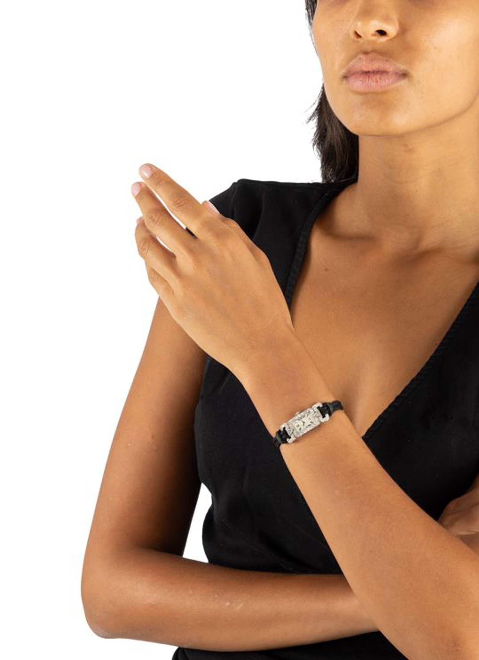 Cartier, montre Art Déco en platine sertie de diamants Mouvement: mécanique, 17 rubis  - 5