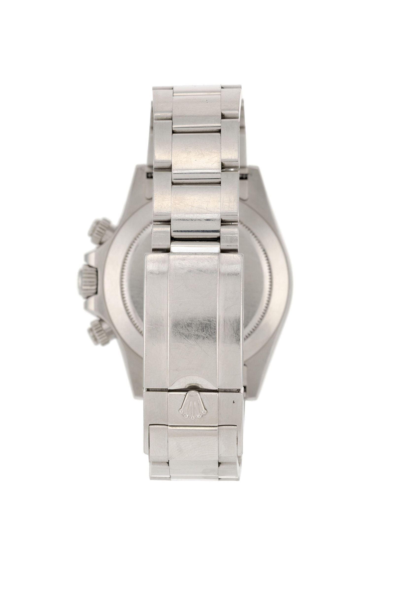 Rolex, Daytona, réf. 116520/2100, montre-bracelet chronographe en acier, circa 2008 Mouvement: - 4