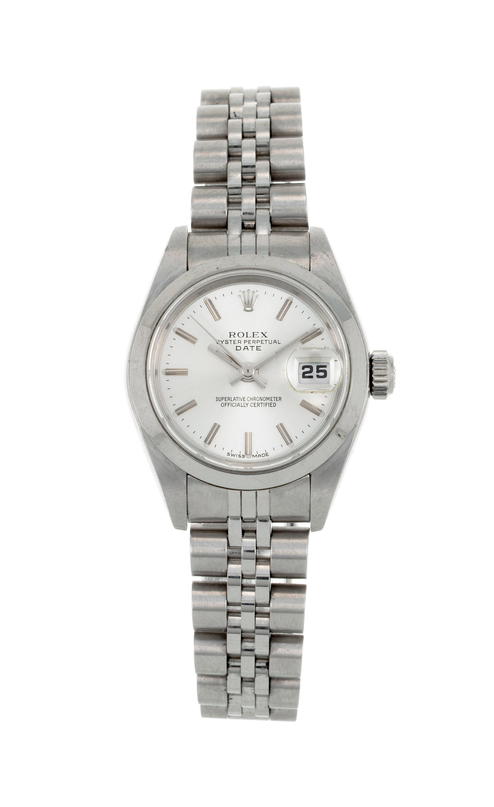 Rolex, Datejust, réf. 79160/2060, montre-bracelet en acier, circa 2004 Mouvement: cal. 2235, a: Rolex, Datejust, réf. 79160/2060, montre-bracelet en acier, circa 2004 Mouvement: cal. 2235, automatique, 31 rubis, n°1867427 Boîtier: n°F885803, diam. 26 mm Complication: date