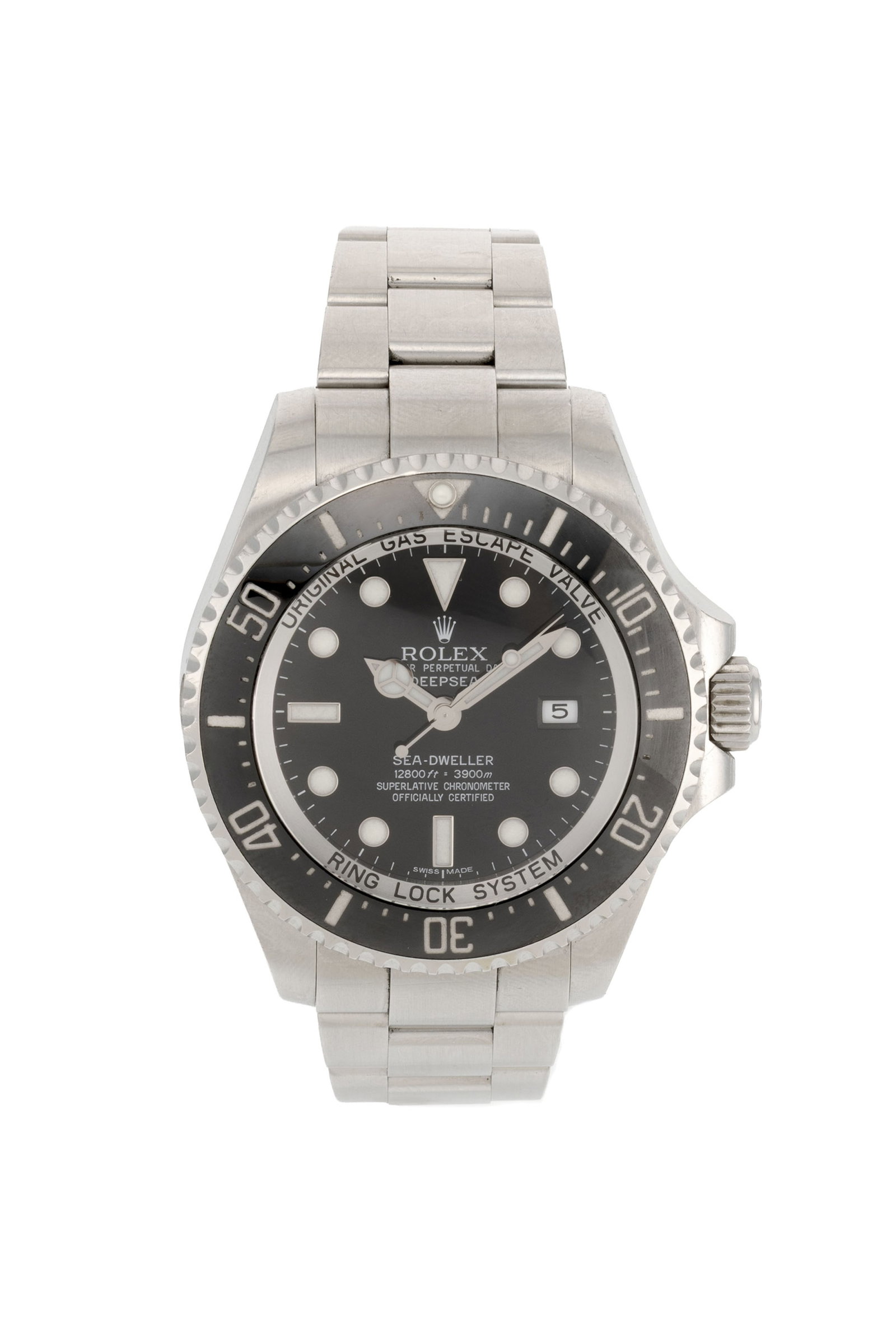 Rolex, Sea-Dweller, réf. 116660, montre-bracelet en acier, circa 2008 Mouvement: cal. 3135, au: Rolex, Sea-Dweller, réf. 116660, montre-bracelet en acier, circa 2008 Mouvement: cal. 3135, automatique, 31 rubis, n°3 2445660 Boîtier: n°V913686, diam. 43 mm, lunette tournante