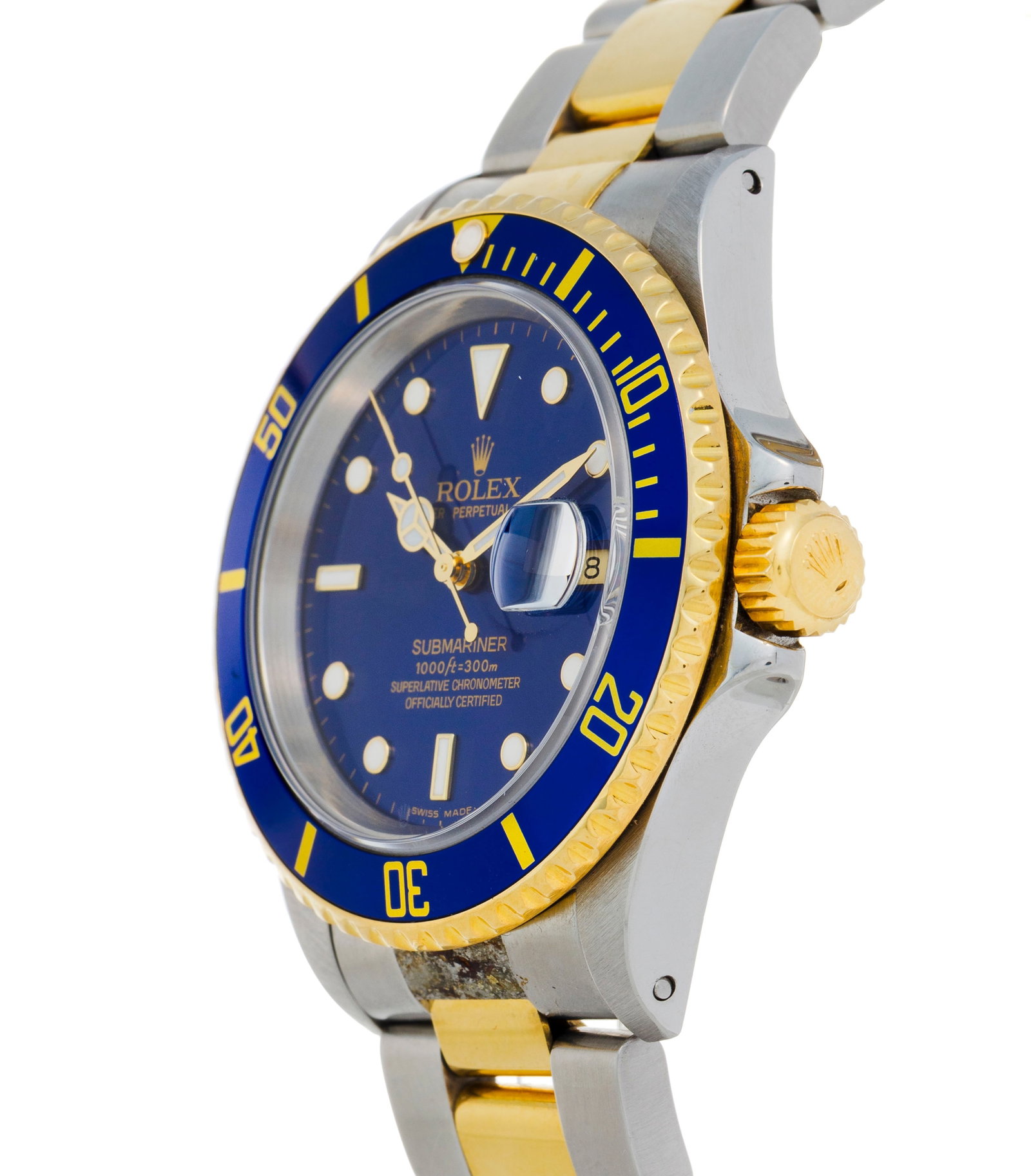 Rolex, Submariner, réf. 116613/16610, montre-bracelet en acier et or, circa 1991 Mouvement: c - 2