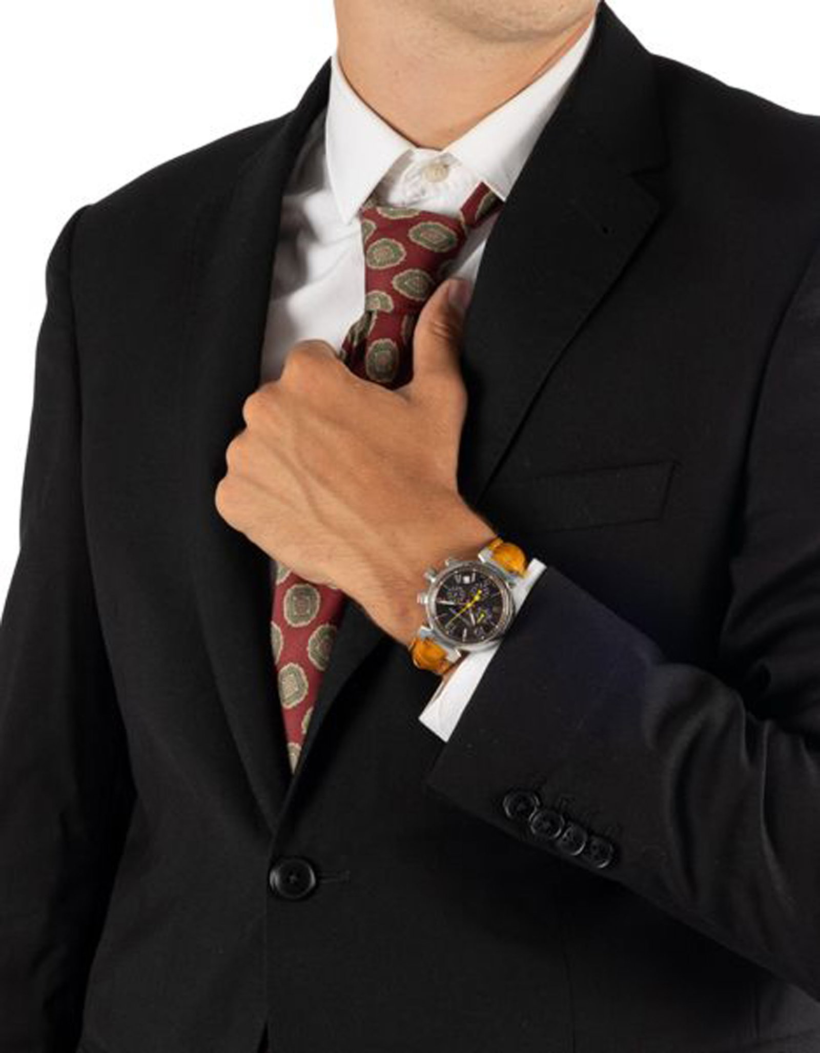Louis Vuitton, Tambour, réf. Q1121, montre chronographe en acier Mouvement: cal. ETA 2894-2,  - 4