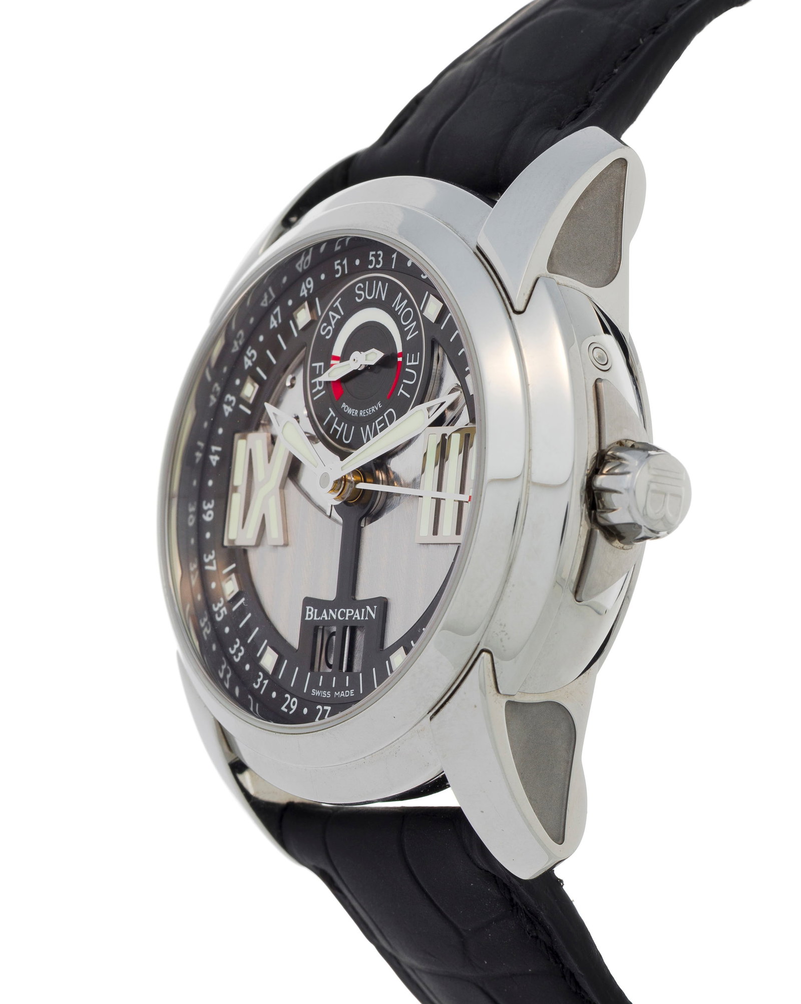 Blancpain, L-Evolution Semainier Grande Date 8 Jours, réf. 8837-1134-53B, montre en acier avec  - 2