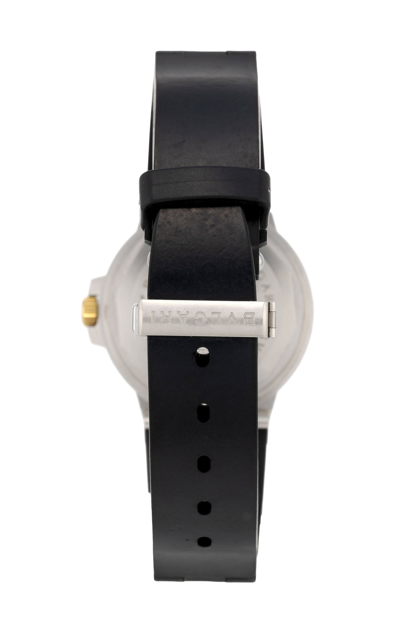 Bulgari, Diagono, réf. SD 38 SG, montre en acier et or avec indication de la date Mouvement:  - 4