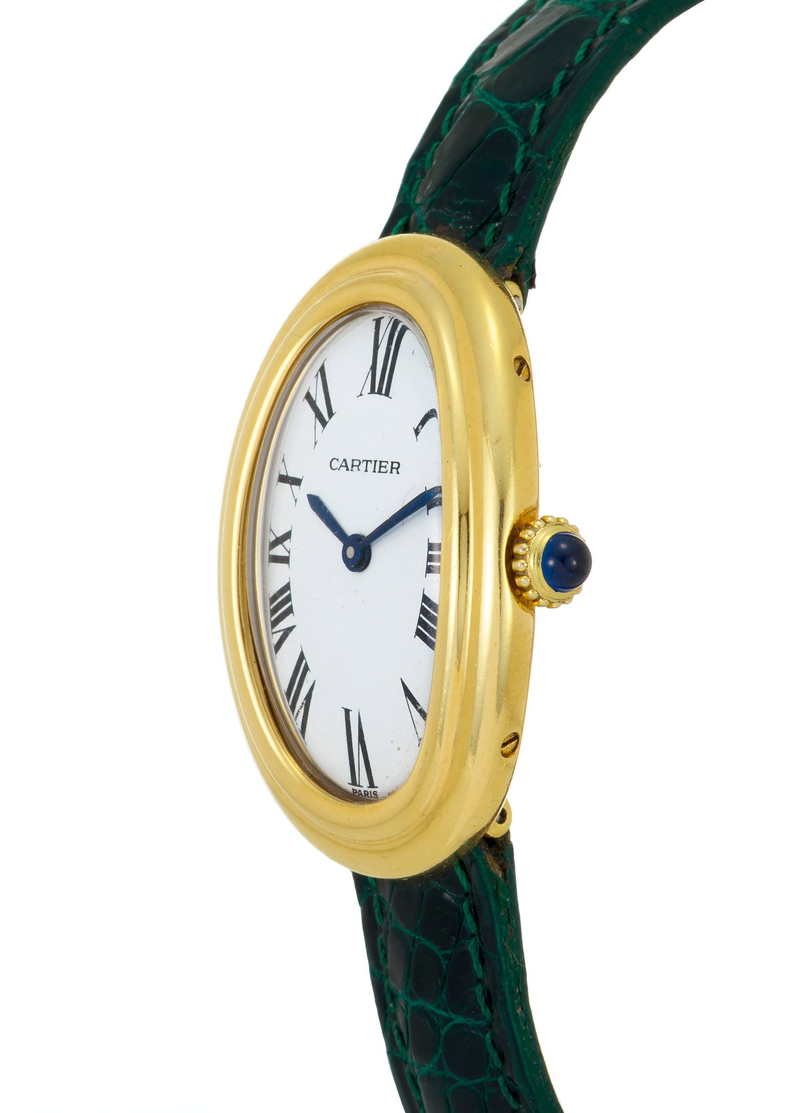 Cartier, Baignoire, réf. 7809, montre en or 750, années 1980 Mouvement: mécanique,  - 2