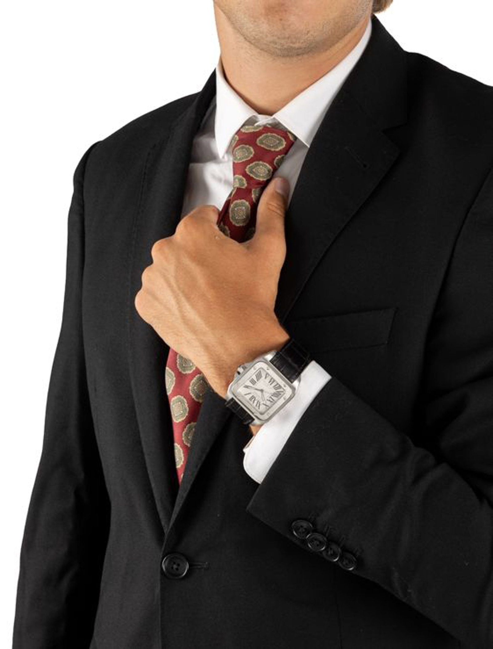 Cartier, Santos 100, réf. 2656, montre en acier Mouvement: cal. 049/ETA 2892A2, automatique, 2 - 5