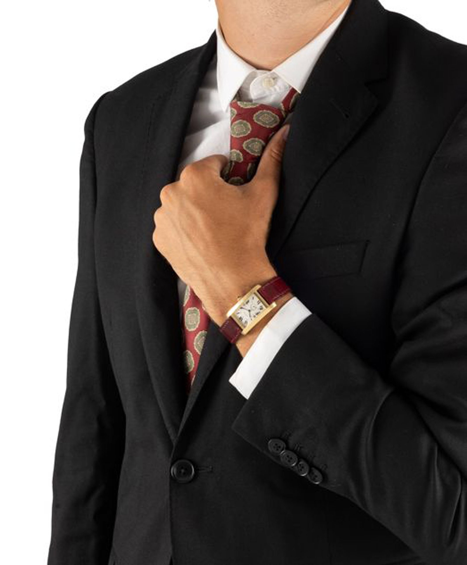 Cartier, Tank Américaine, réf. 8012905, montre petite seconde en or 750 Mouvement: cal.  - 5