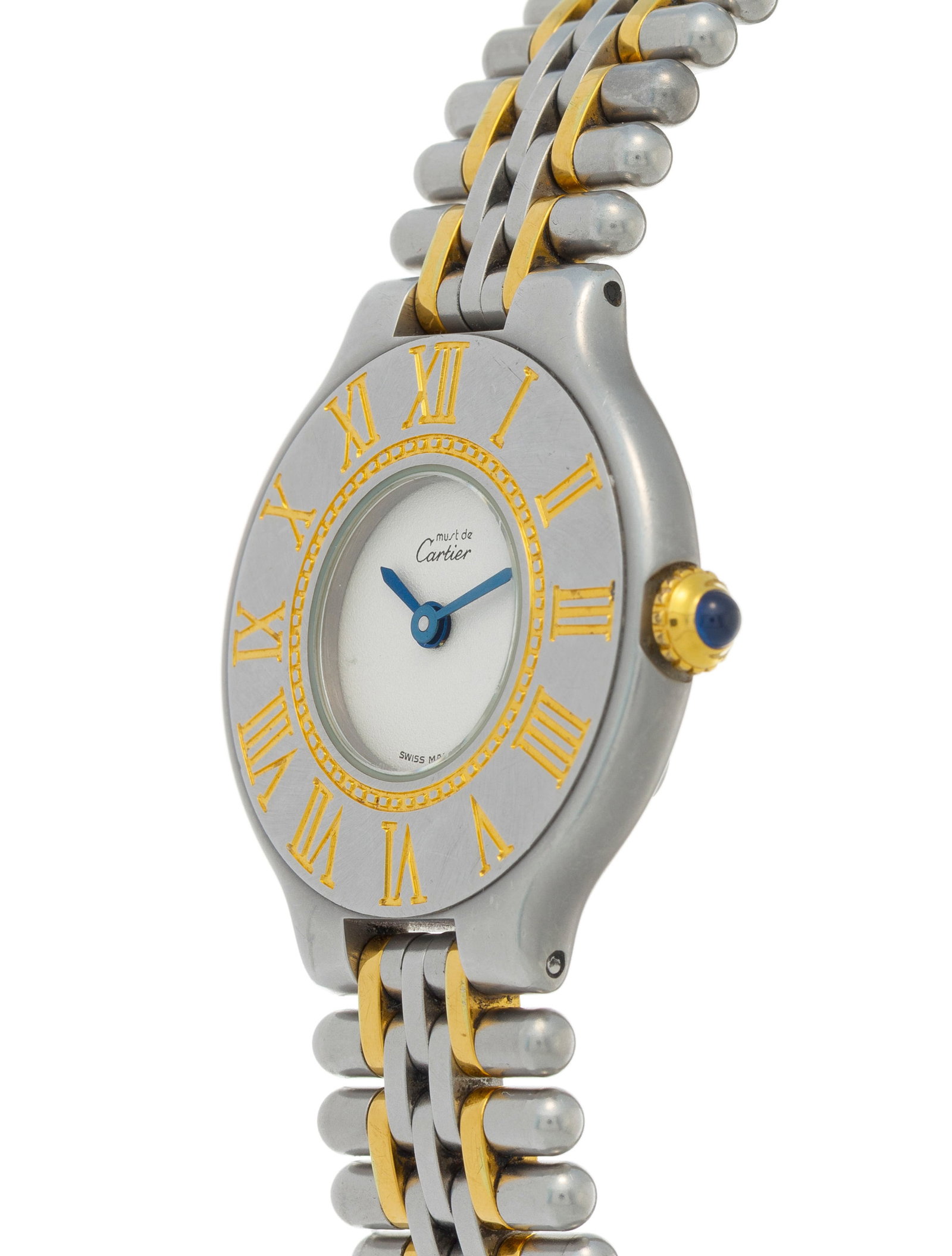 Cartier, Must de Cartier, réf. 9010, montre-bracelet en acier bicolore, années 1980-90 M - 2