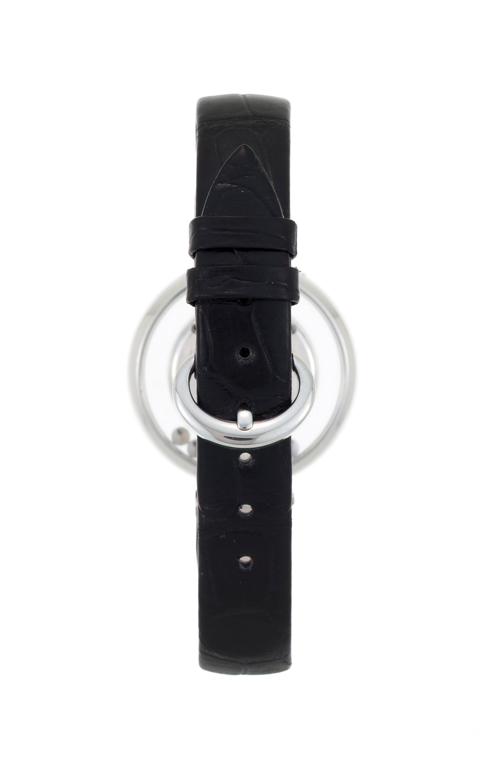 Chopard, Happy Diamonds, réf. 4596, montre en or gris 750 ornée d'un cadran en nacre et se - 3