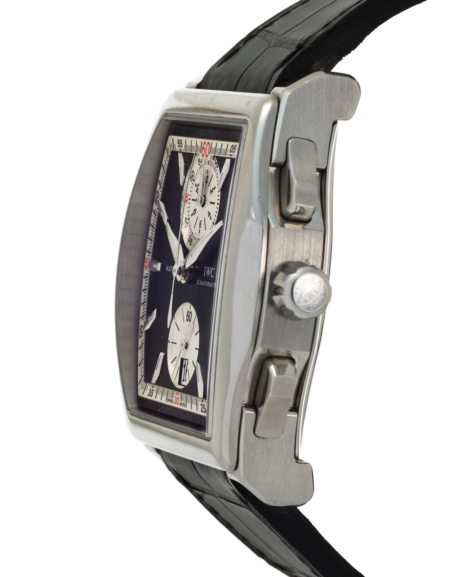 IWC, Da Vinci, montre chronographe en acier Mouvement: cal. 89360, automatique, 40 rubis, n°30 - 2