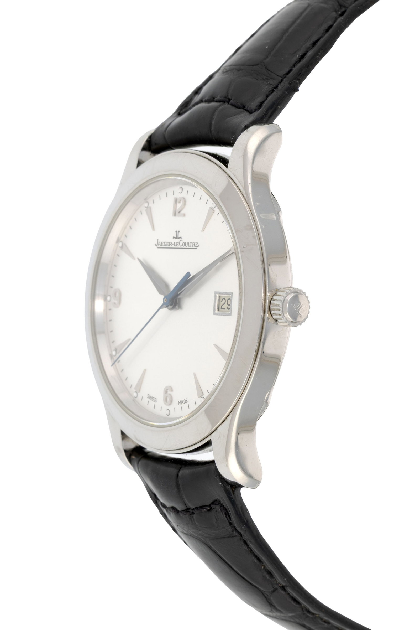 Jaeger-LeCoultre, Master Control, réf. 147.8.37.S, montre en acier avec indication de la date,  - 2