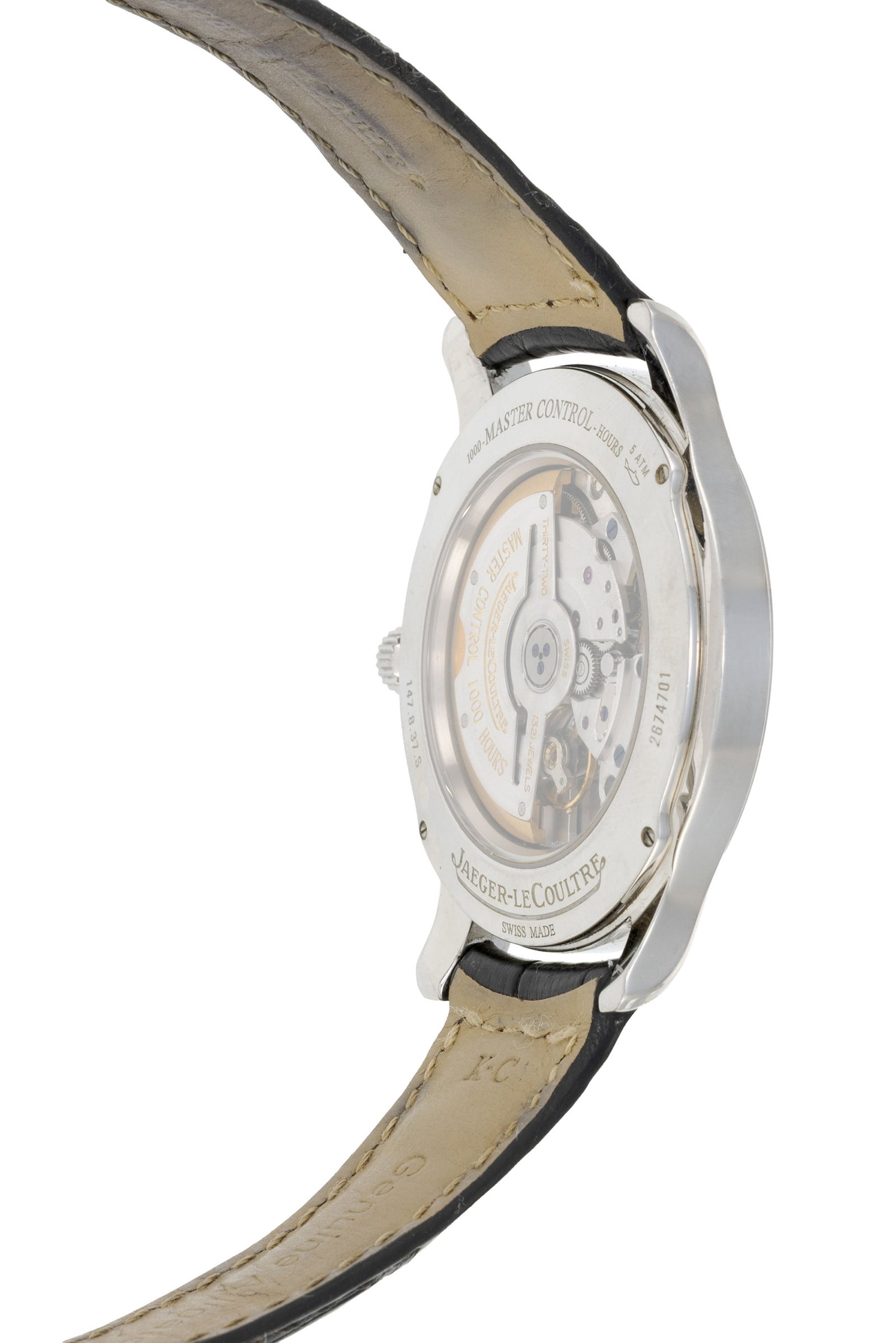 Jaeger-LeCoultre, Master Control, réf. 147.8.37.S, montre en acier avec indication de la date,  - 3